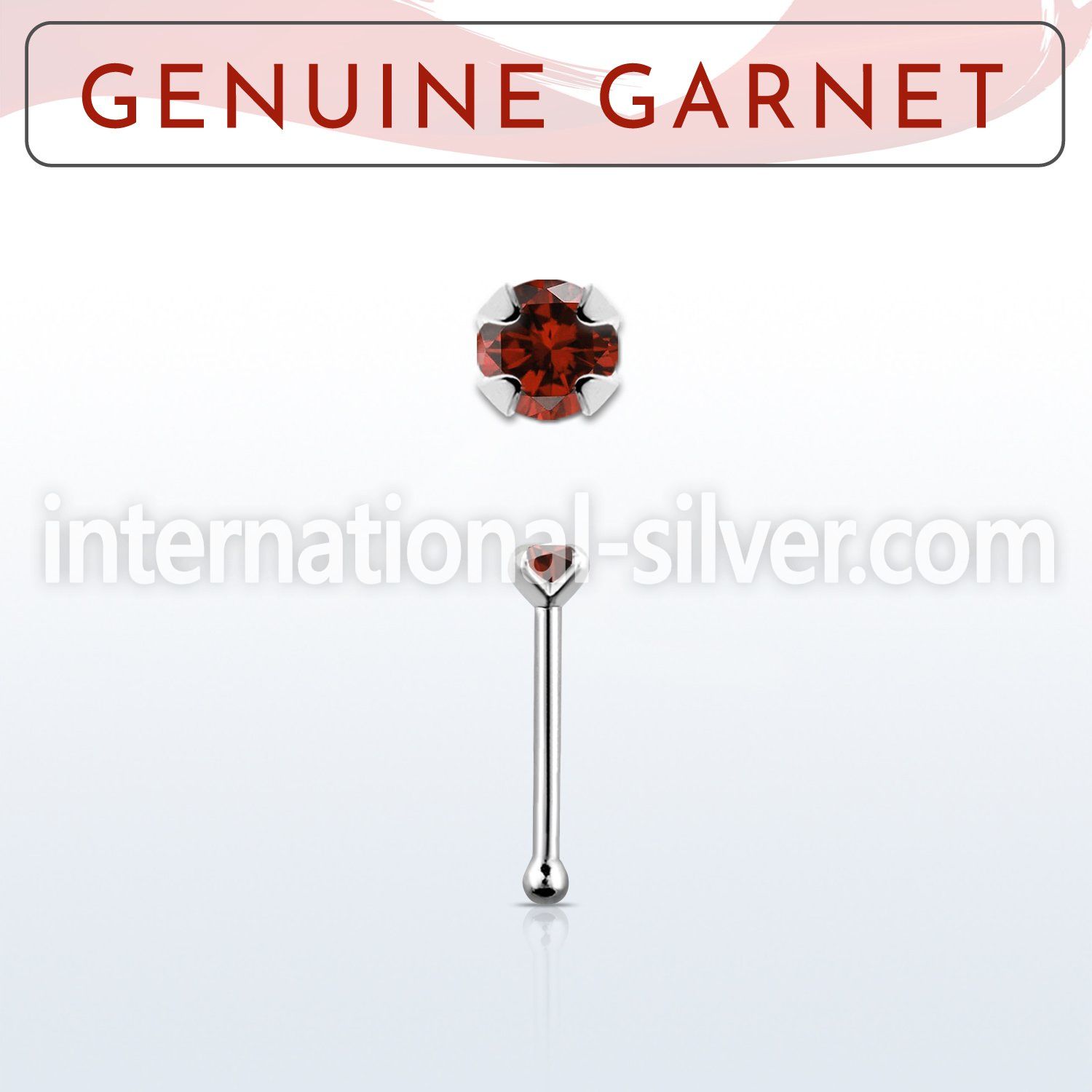 nbpge2 nose bone silver 925 nose