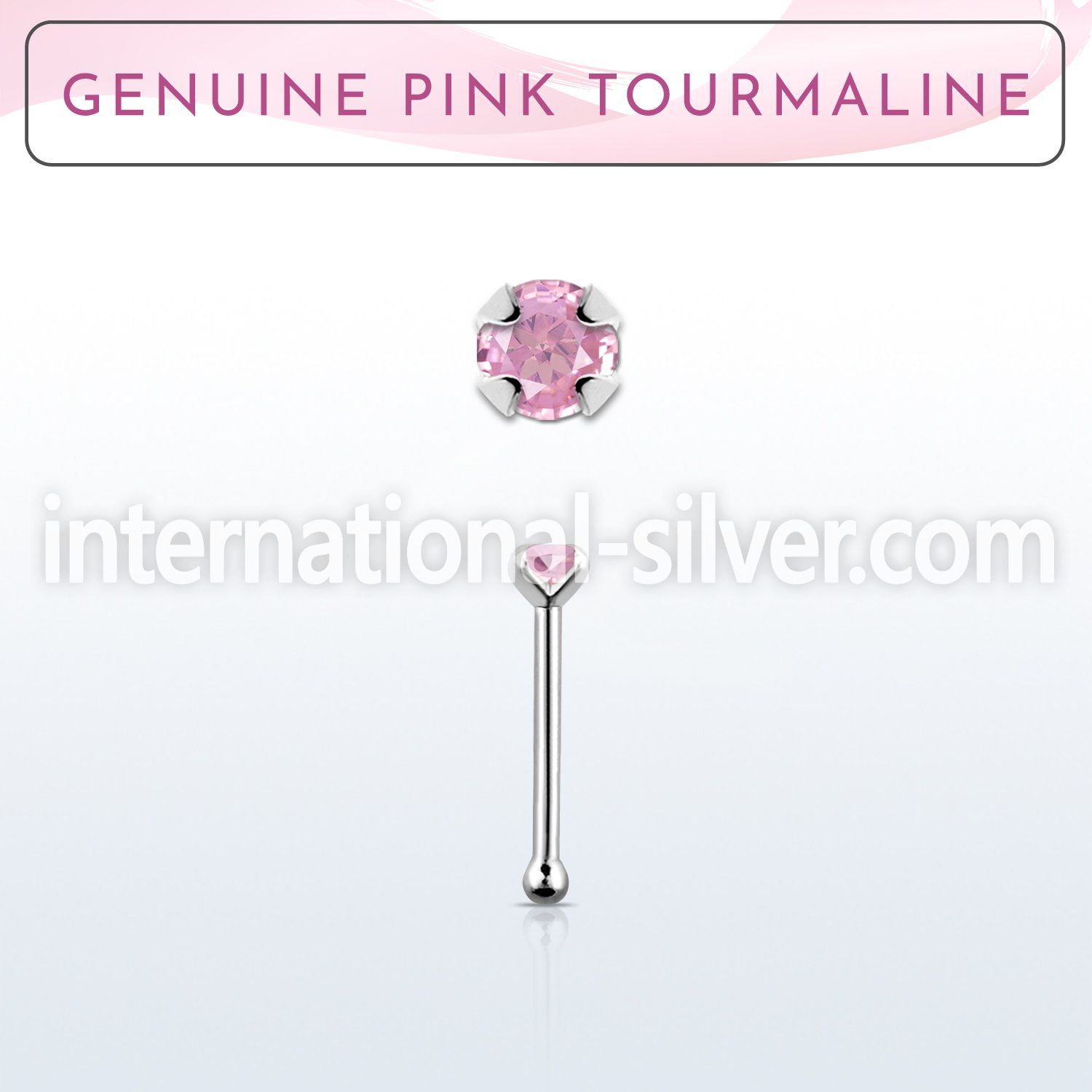 nbpge3 nose bone silver 925 nose