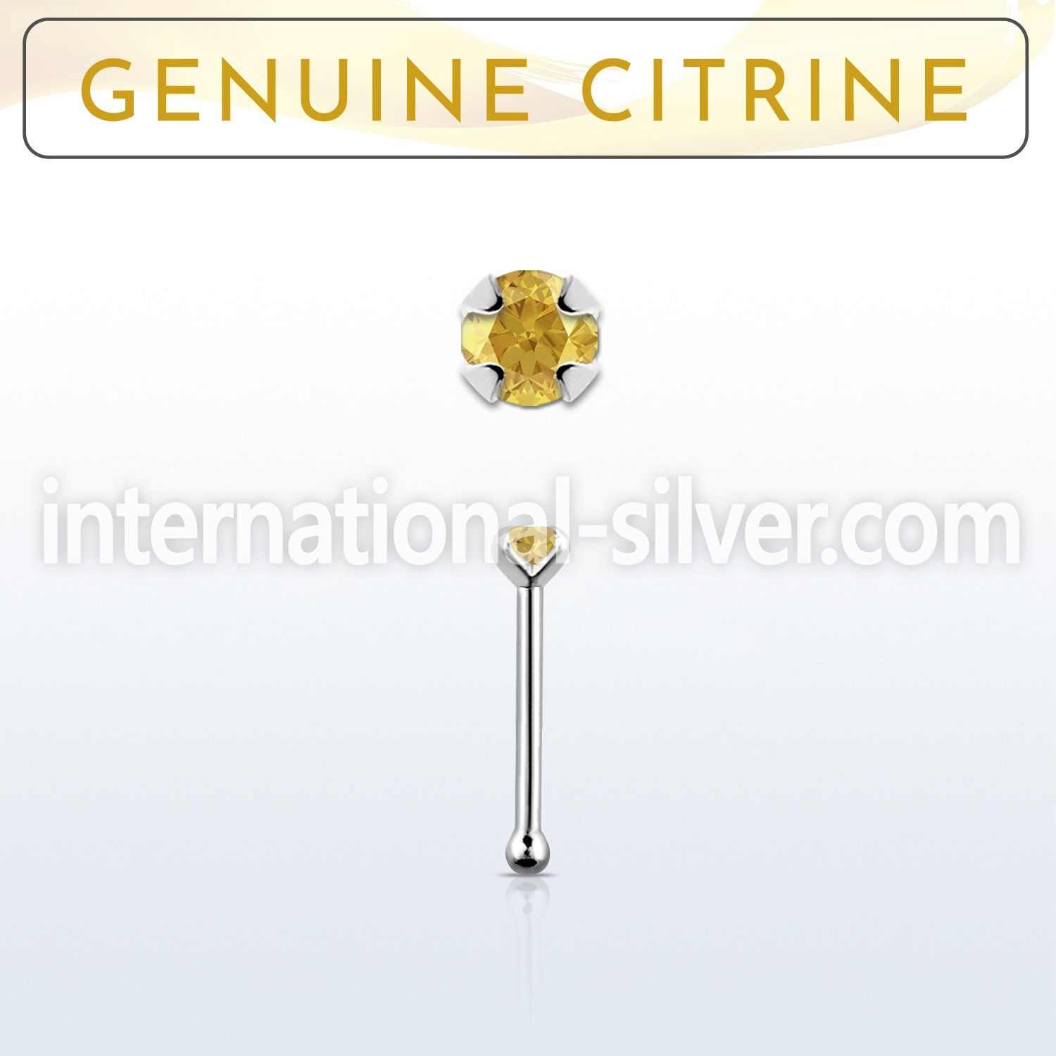 nbpge6 nose bone silver 925 nose