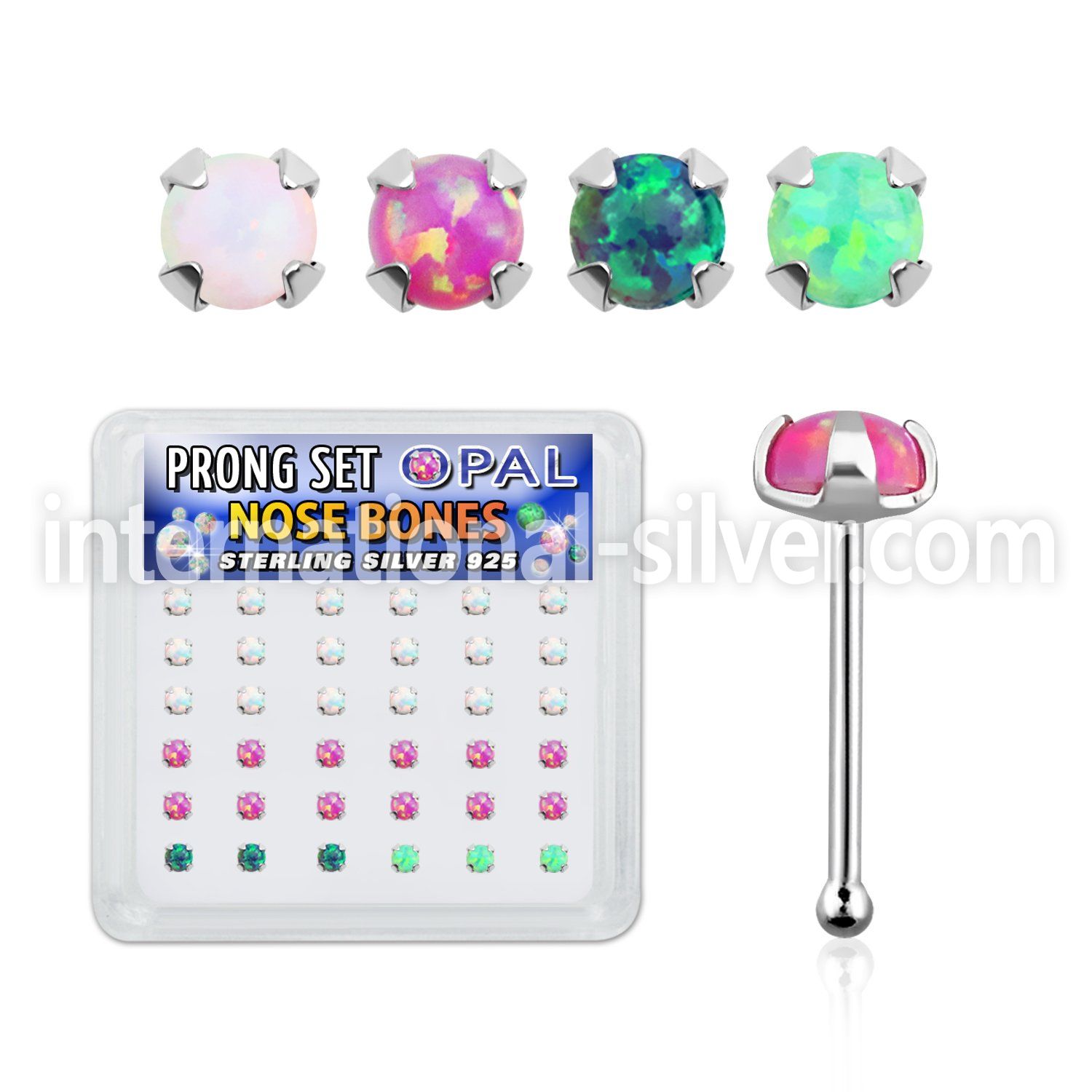 nbpo25 nose bone silver 925 nose