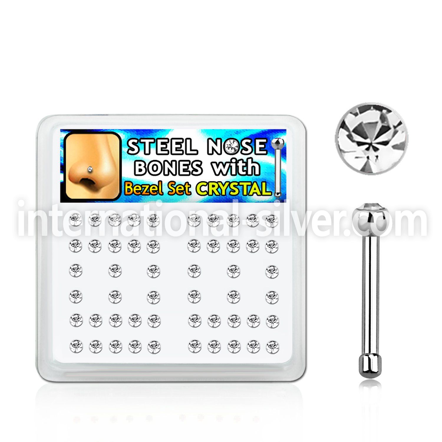 nbsbxc surgical steel nose bones nose piercing