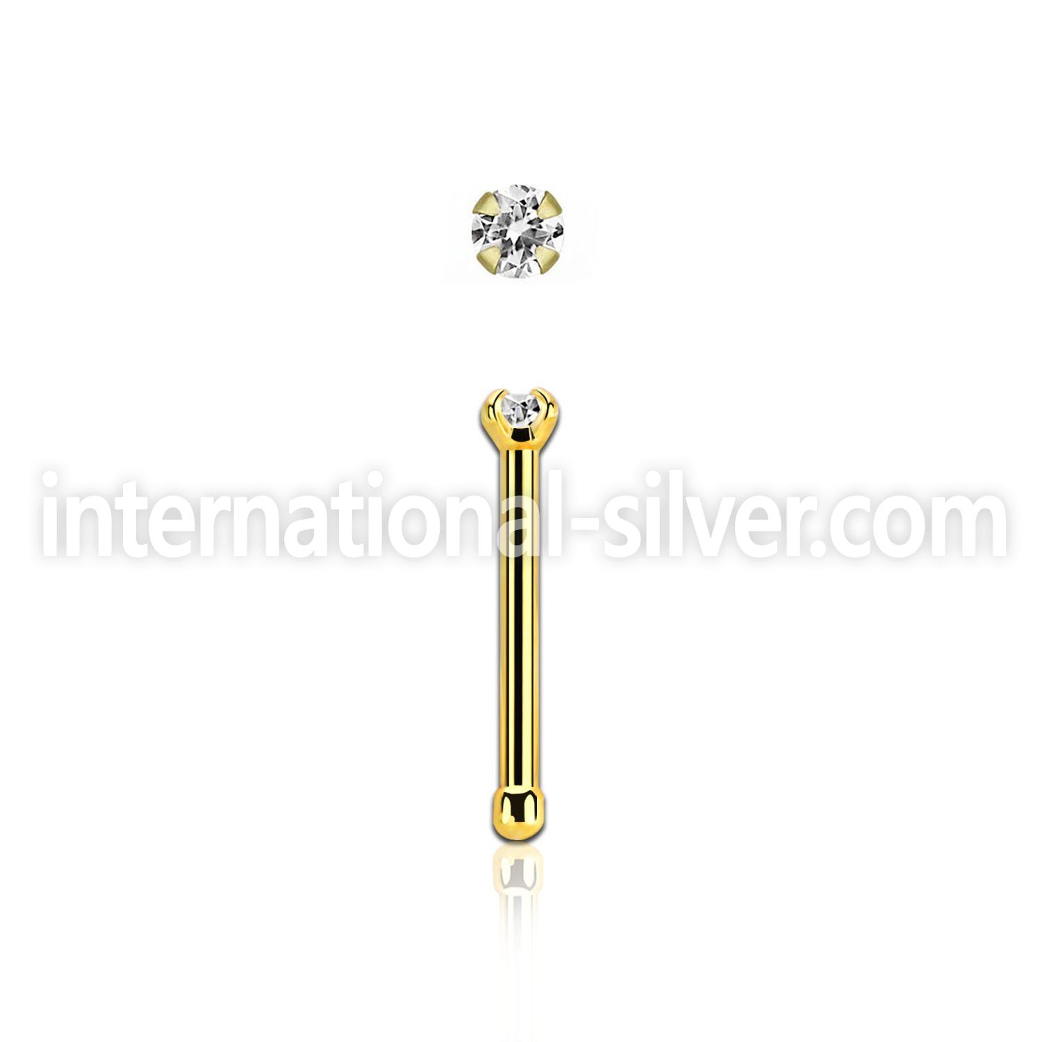 nbtzr15 anodized surgical steel nose bones nose  piercing