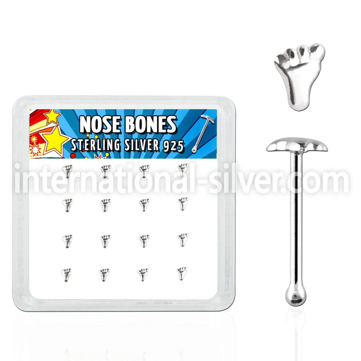 nbvft16 nose bone silver 925 nose