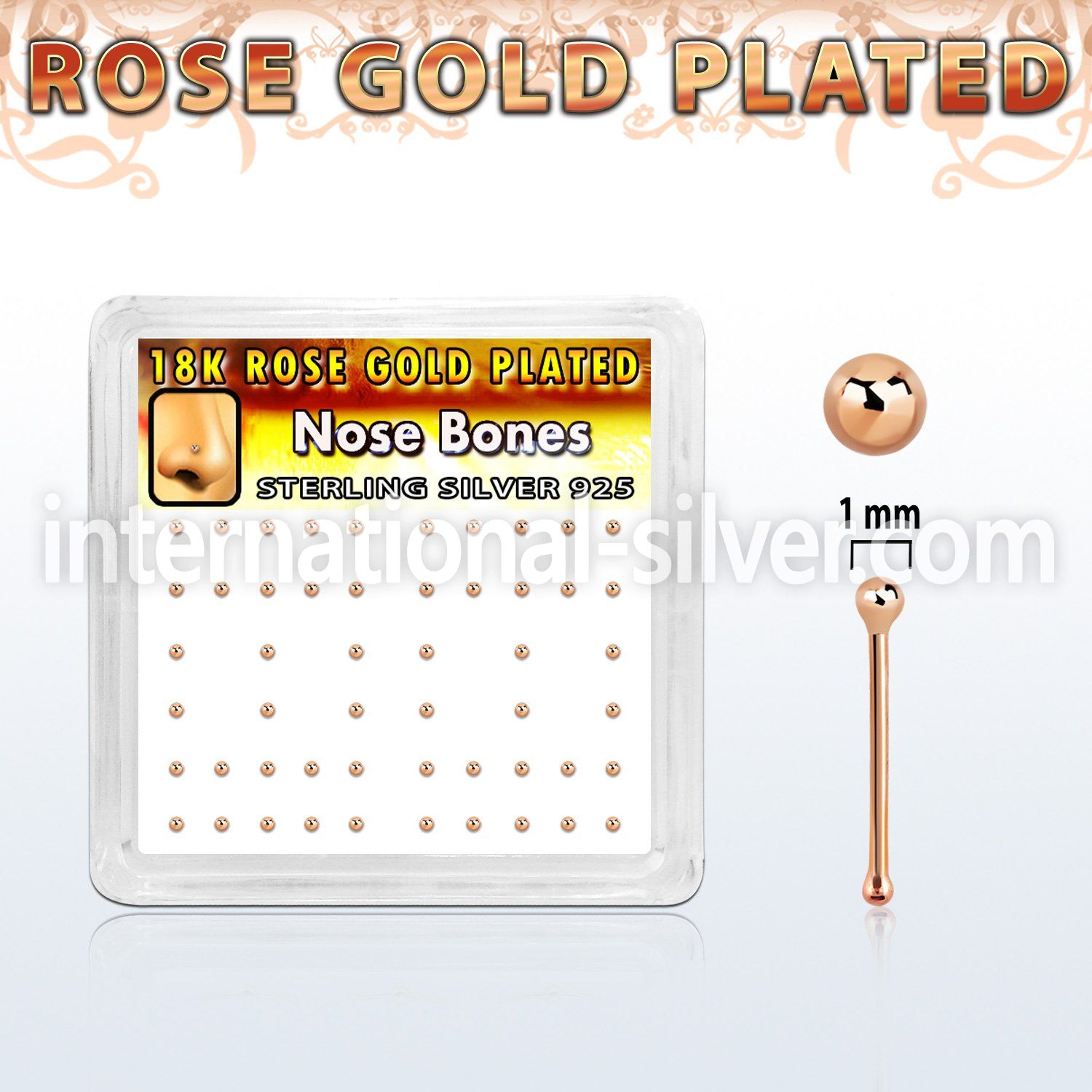 nbxrsb1 nose bone silver 925 nose