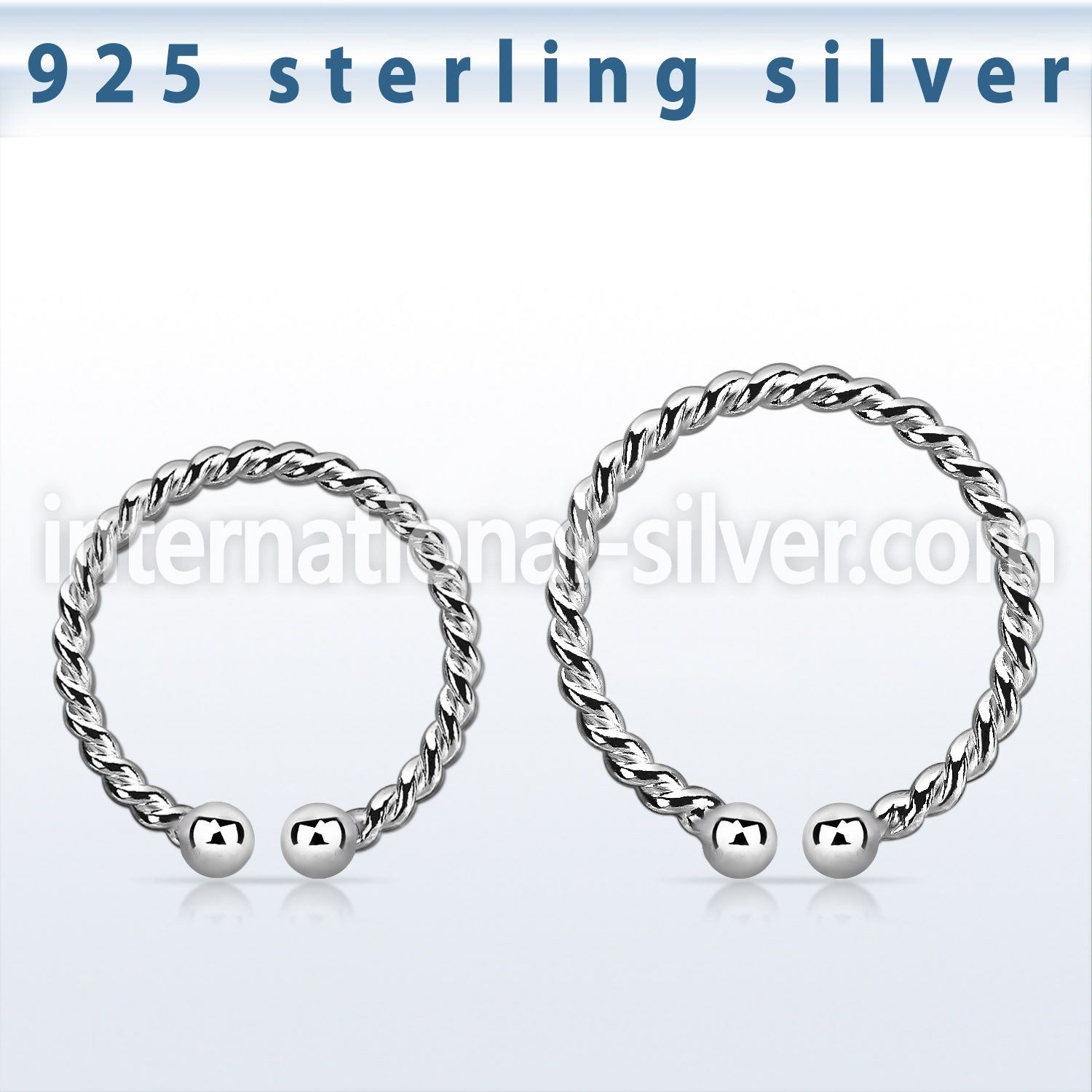 nca 925 silver nose bones nose piercing