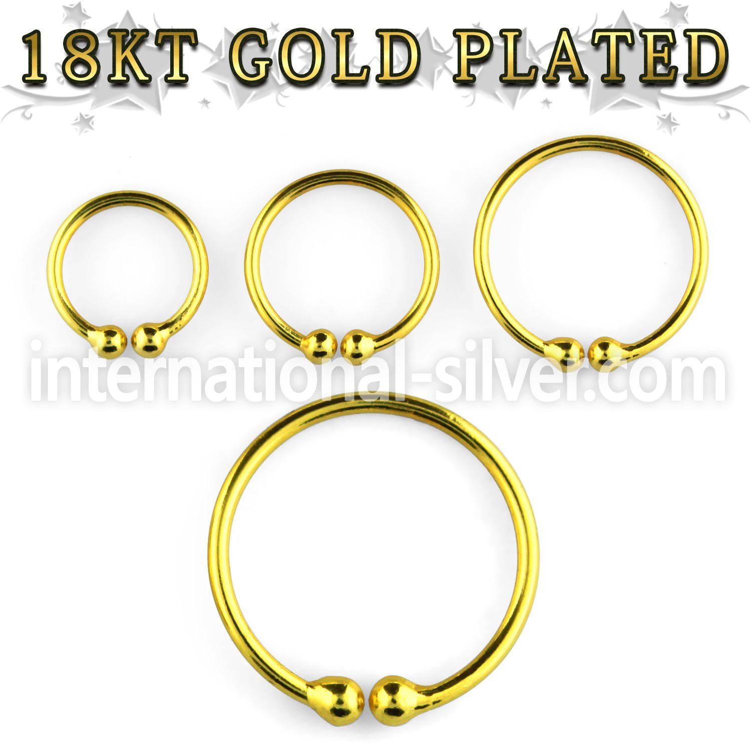 ncrg fake illusion hoops silver 925 nose