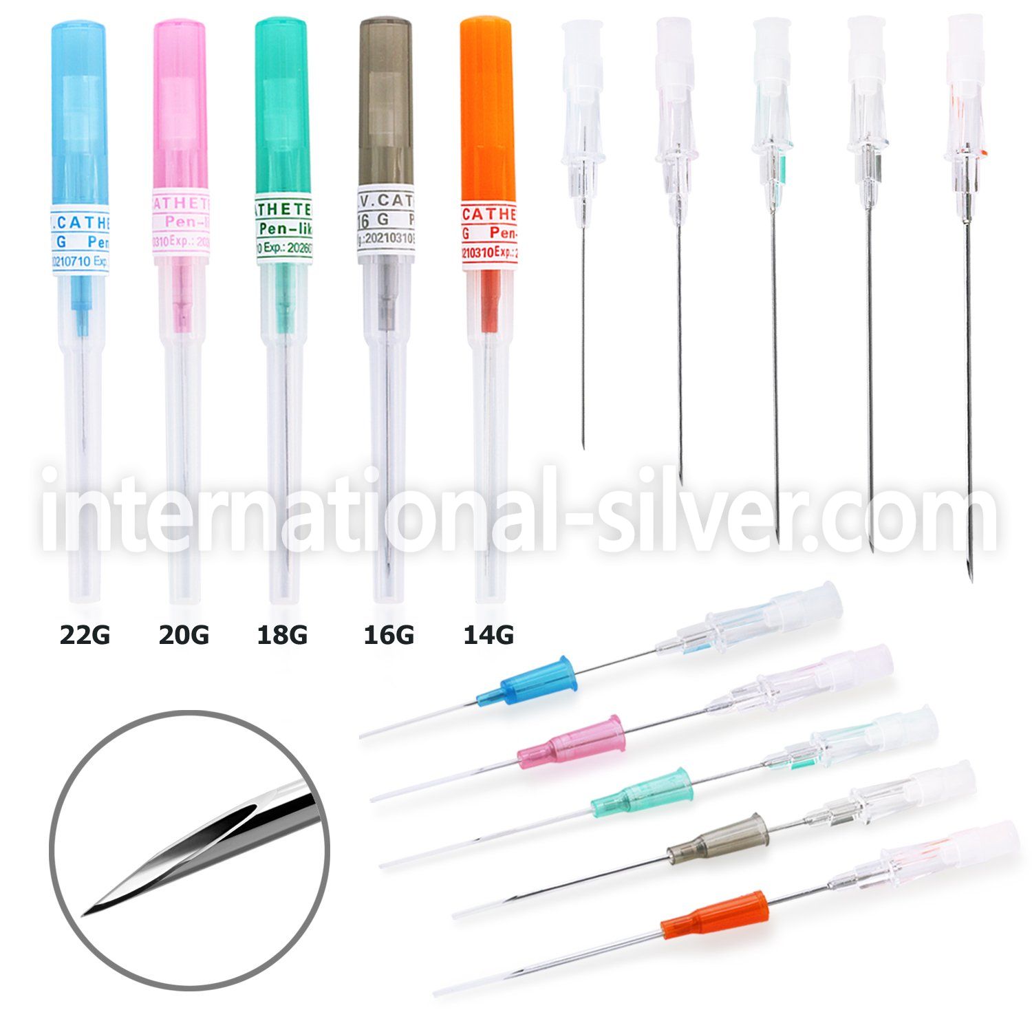 nee eo gas sterilized cannula steel needles for single use 1piece
