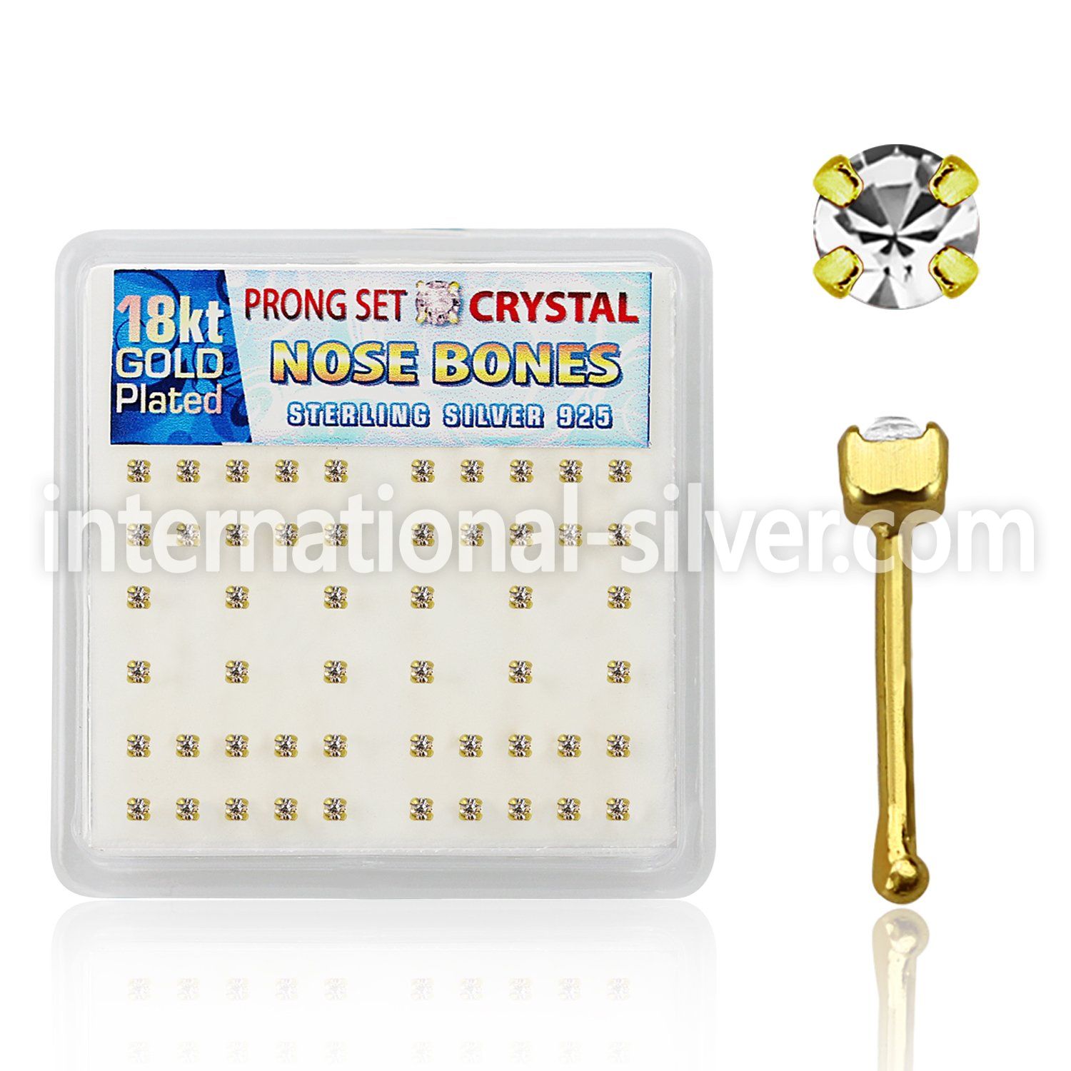 npbgc nose bone silver 925 nose