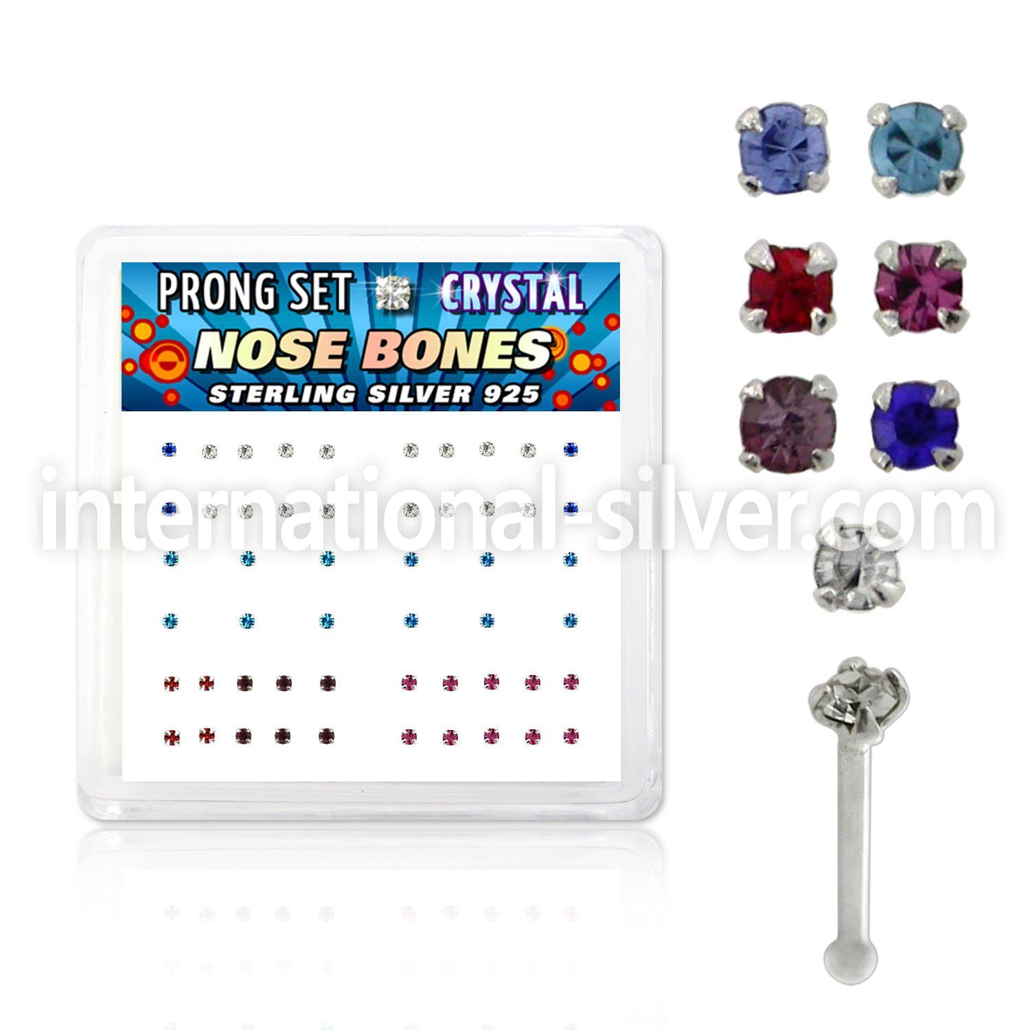 npbms nose bone silver 925 nose