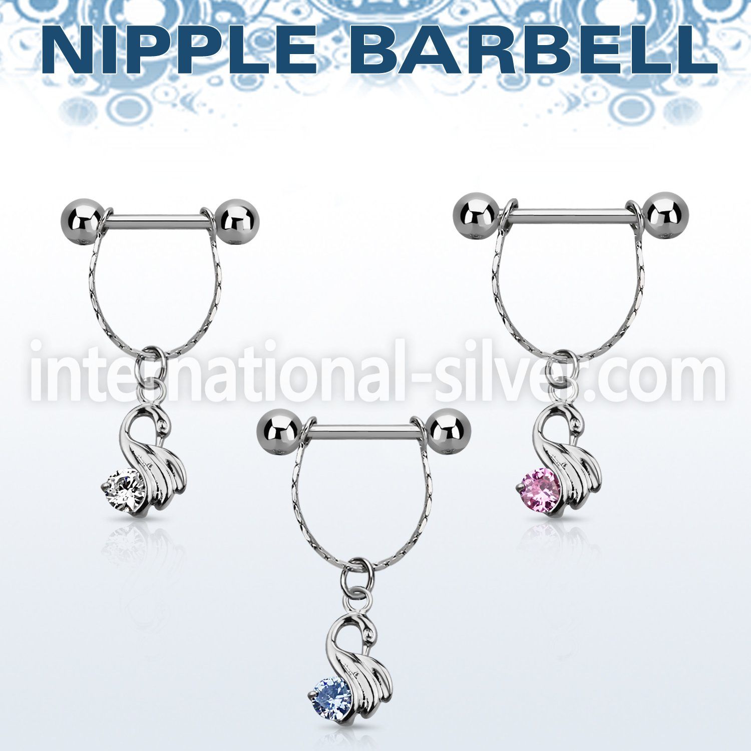 npdl24 straight barbells surgical steel 316l nipple