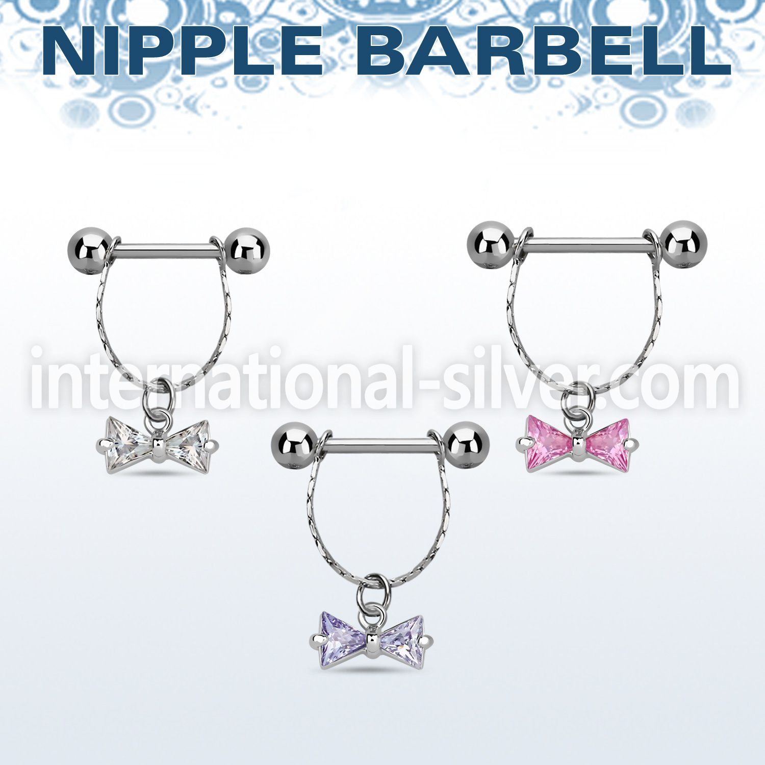 npdl25 straight barbells surgical steel 316l nipple