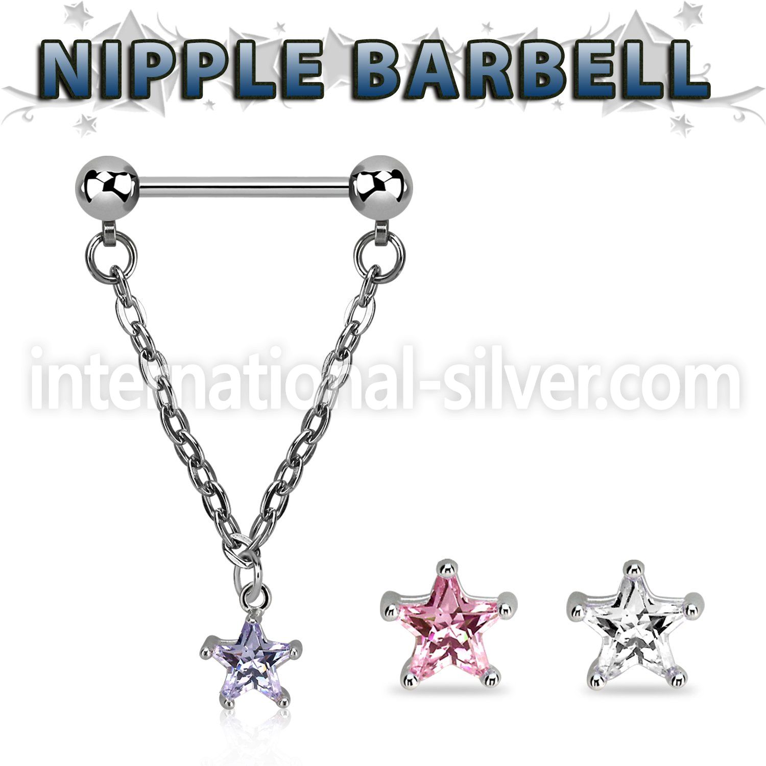 npdl35 straight barbells surgical steel 316l nipple