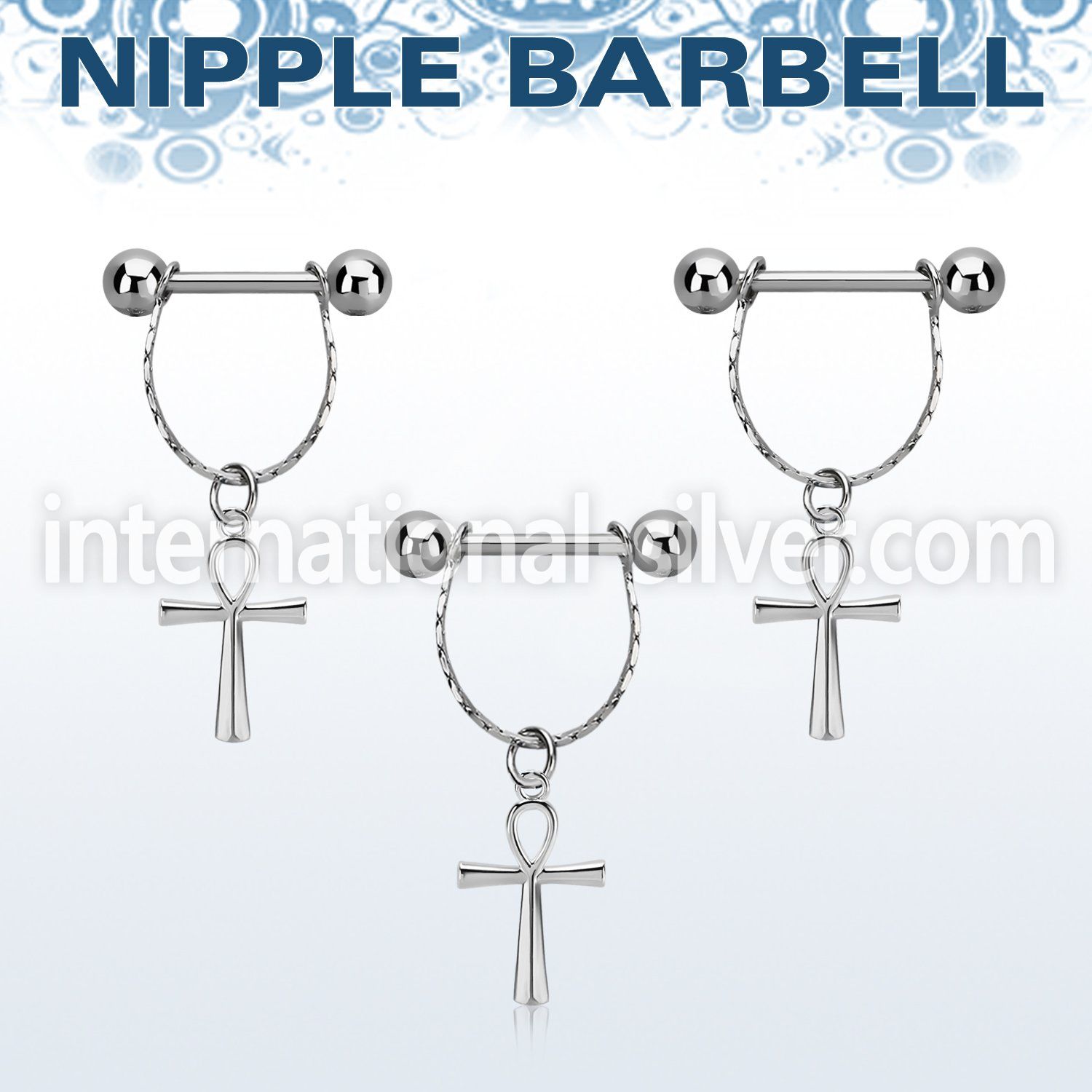 npdl49 surgical steel 14g barbell nipple piercing