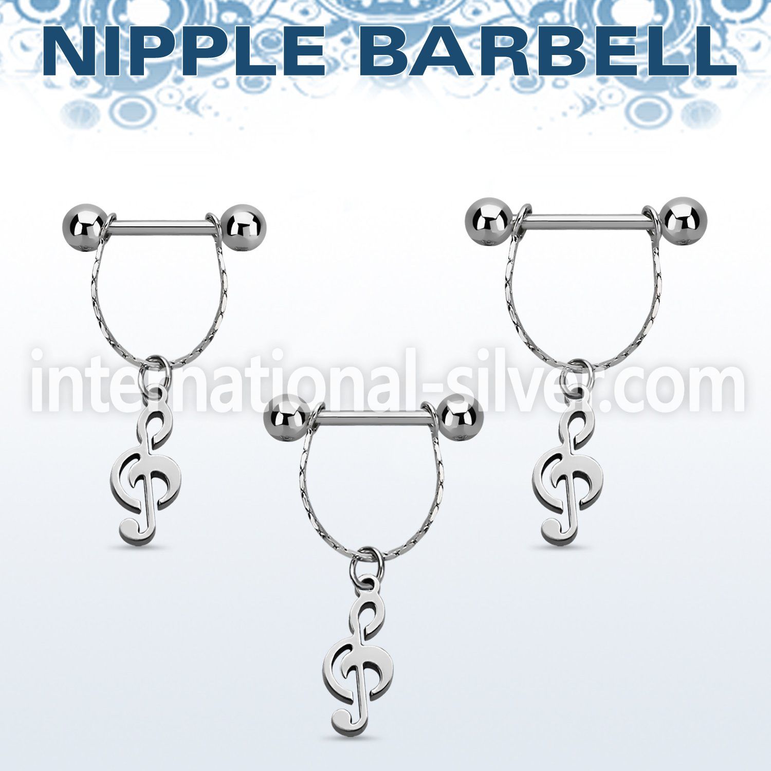 npdl8 straight barbells surgical steel 316l nipple