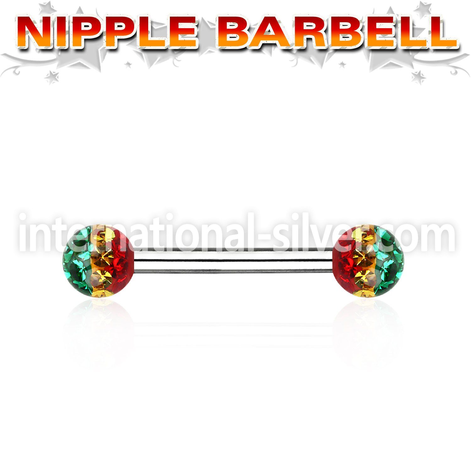 npfr5r straight barbells surgical steel 316l nipple