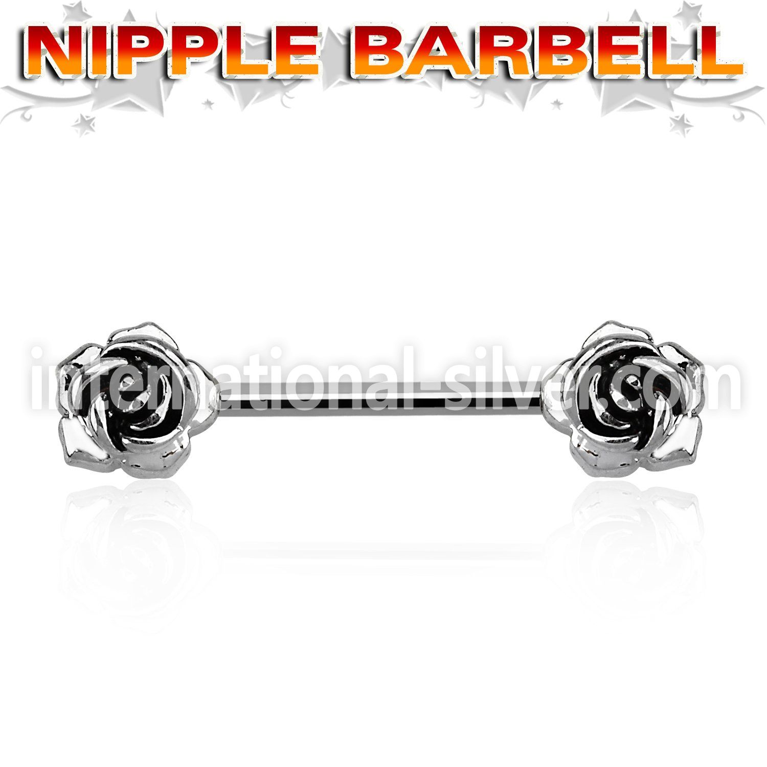 npsh1 straight barbells surgical steel 316l nipple