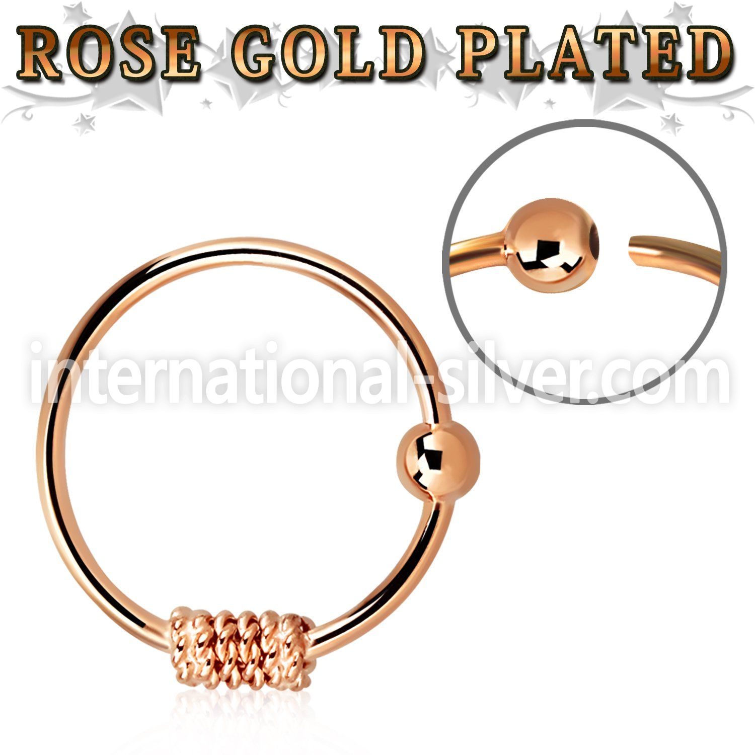 nr21rs nose hoop silver 925 nose