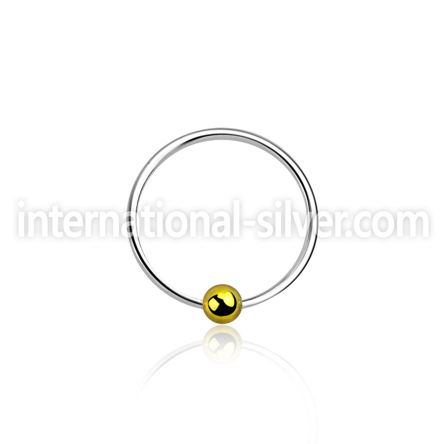 ns06gb nose hoop silver 925 nose