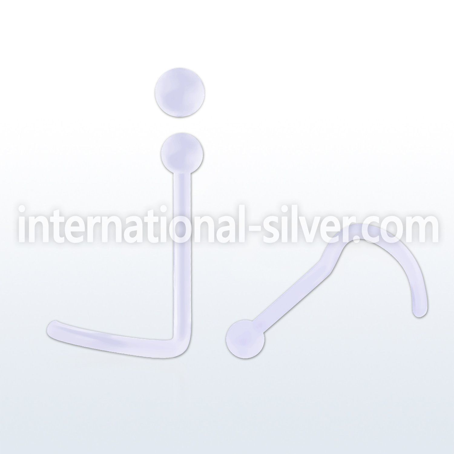 nscrt20 l shape nose studs bioflex ptfe nose