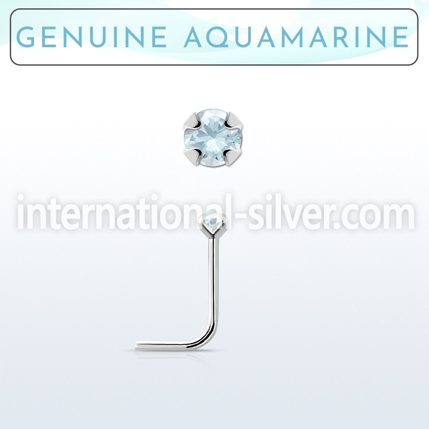 nspge8 l shape nose studs silver 925 nose