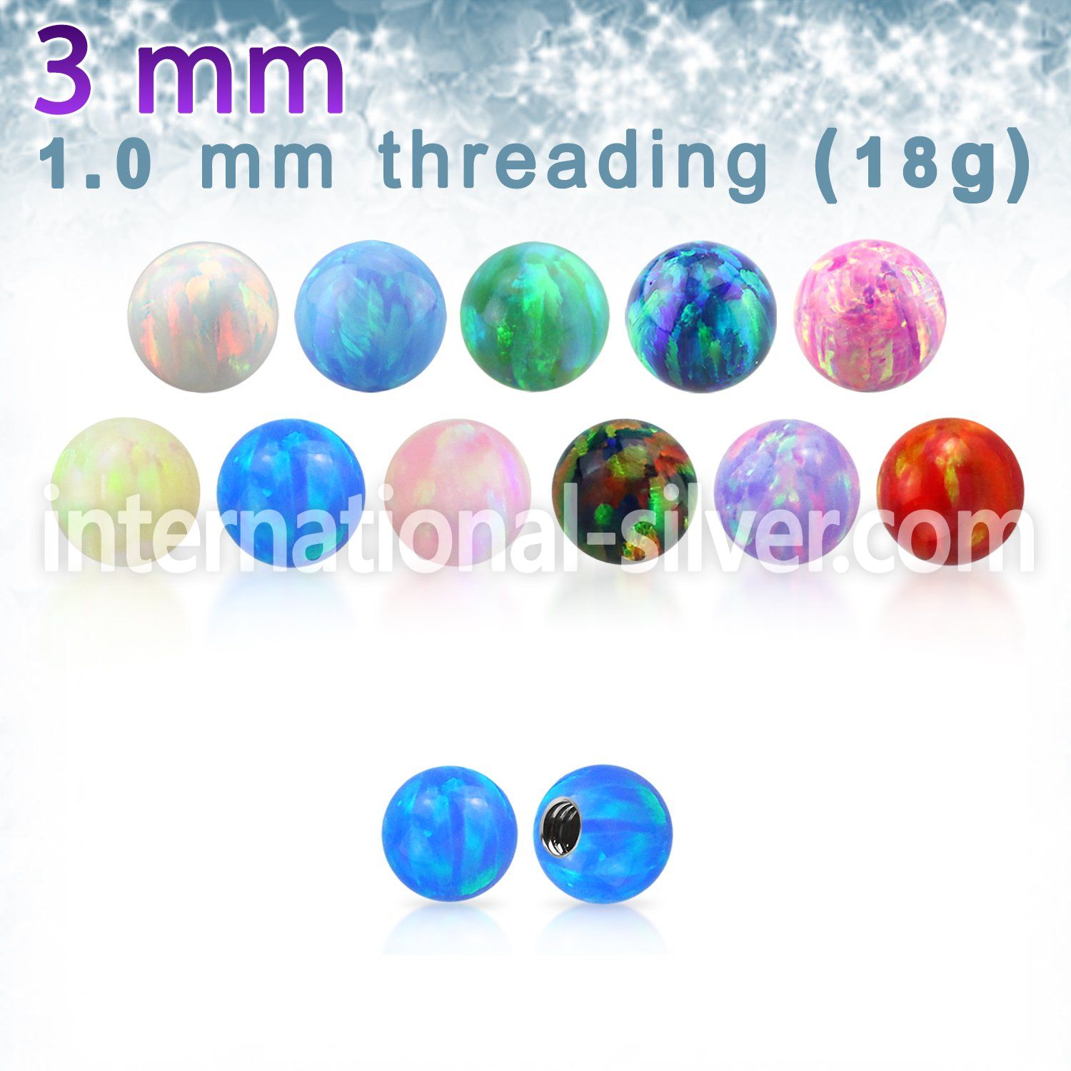 opi3ss surgical steel body jewelry parts piercing