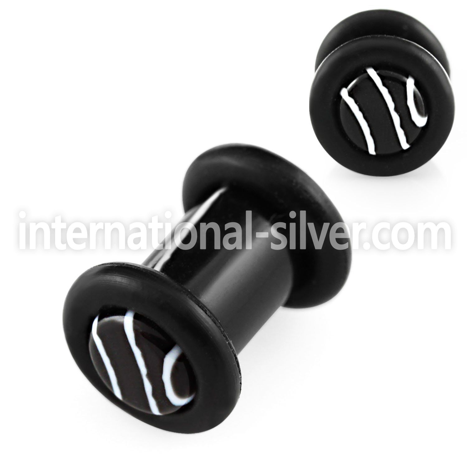 pgmb4 plugs gauges acrylic body jewelry ear lobe