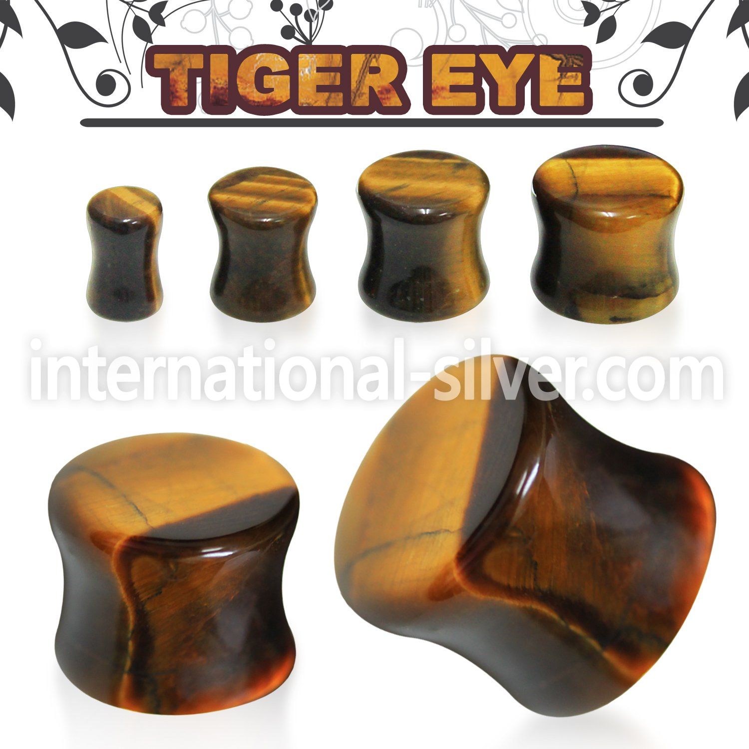 pgsm plugs gauges organic body jewelry ear lobe