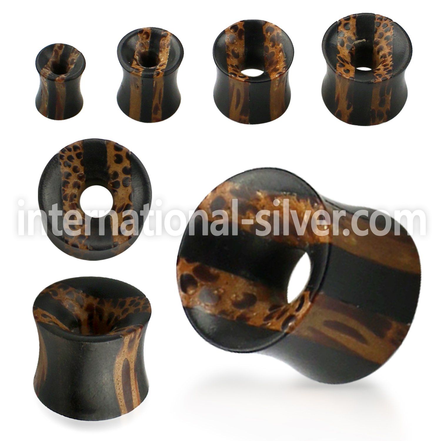 pkbo tunnels gauges organic body jewelry ear lobe