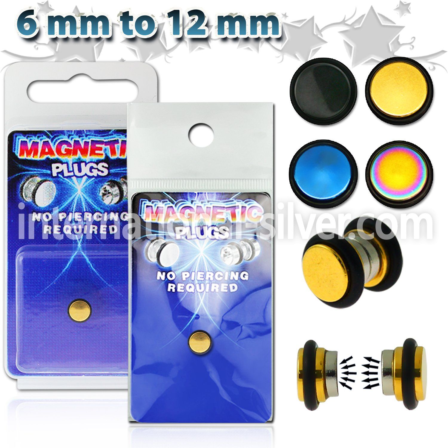 pkmp27 cheaters  illusion plugs and tapers anodized surgical steel 316l belly button