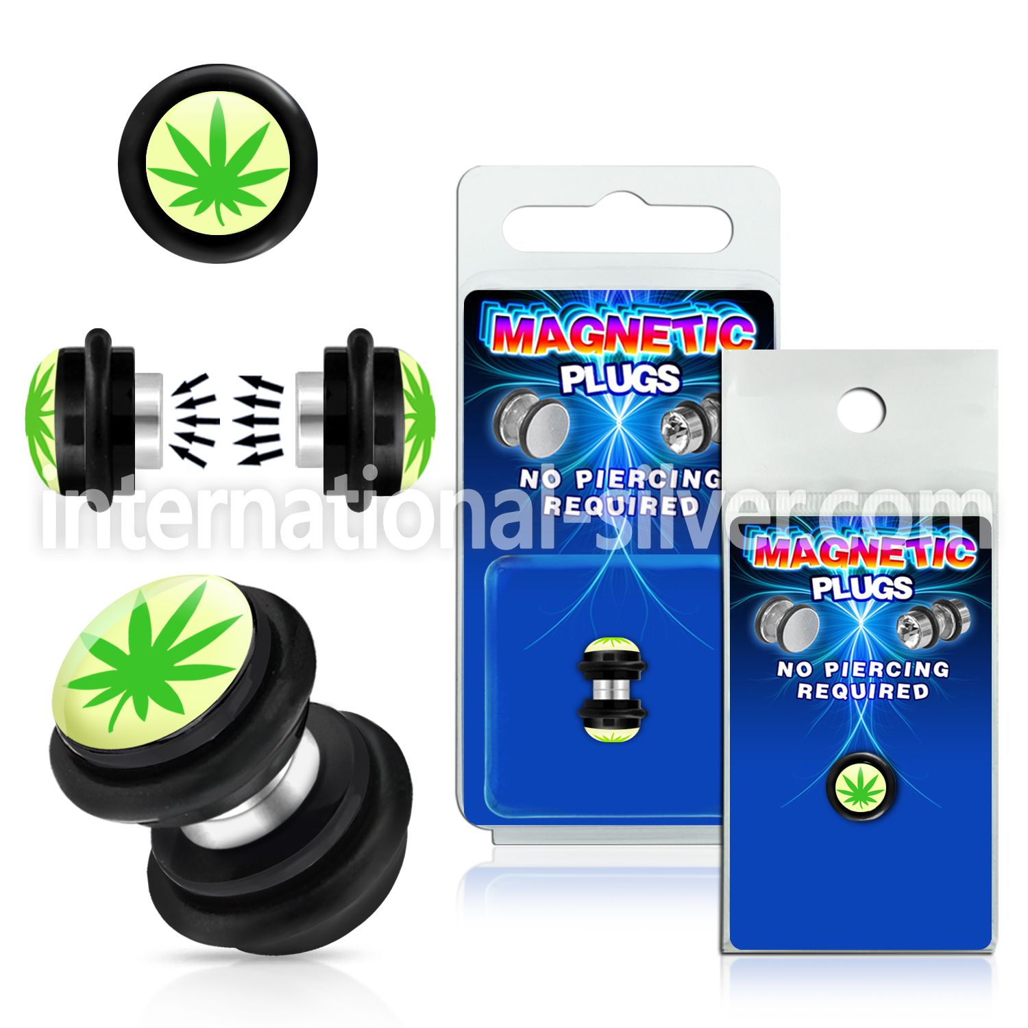 pkmp67 cheaters  illusion plugs and tapers acrylic body jewelry belly button