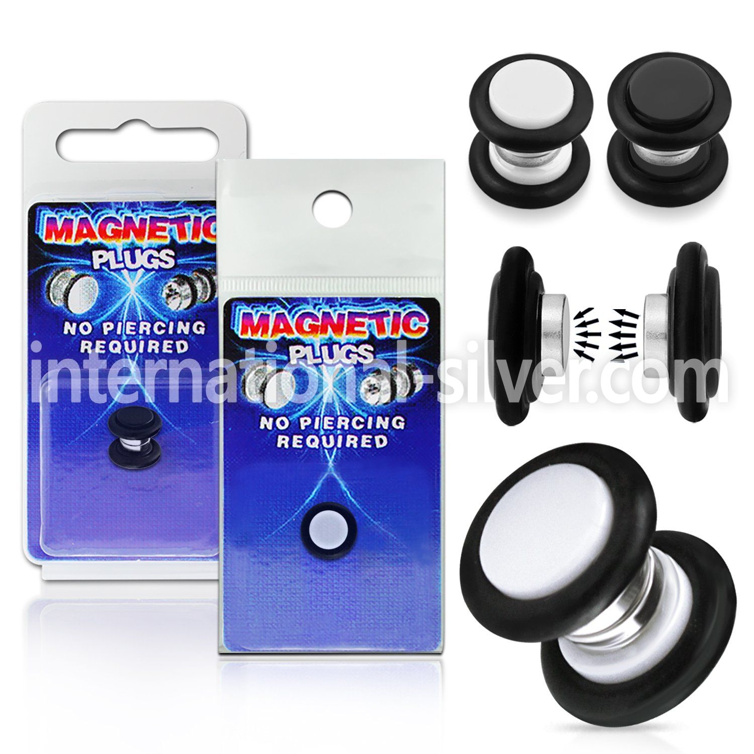 pkmp92 cheaters  illusion plugs and tapers acrylic body jewelry belly button