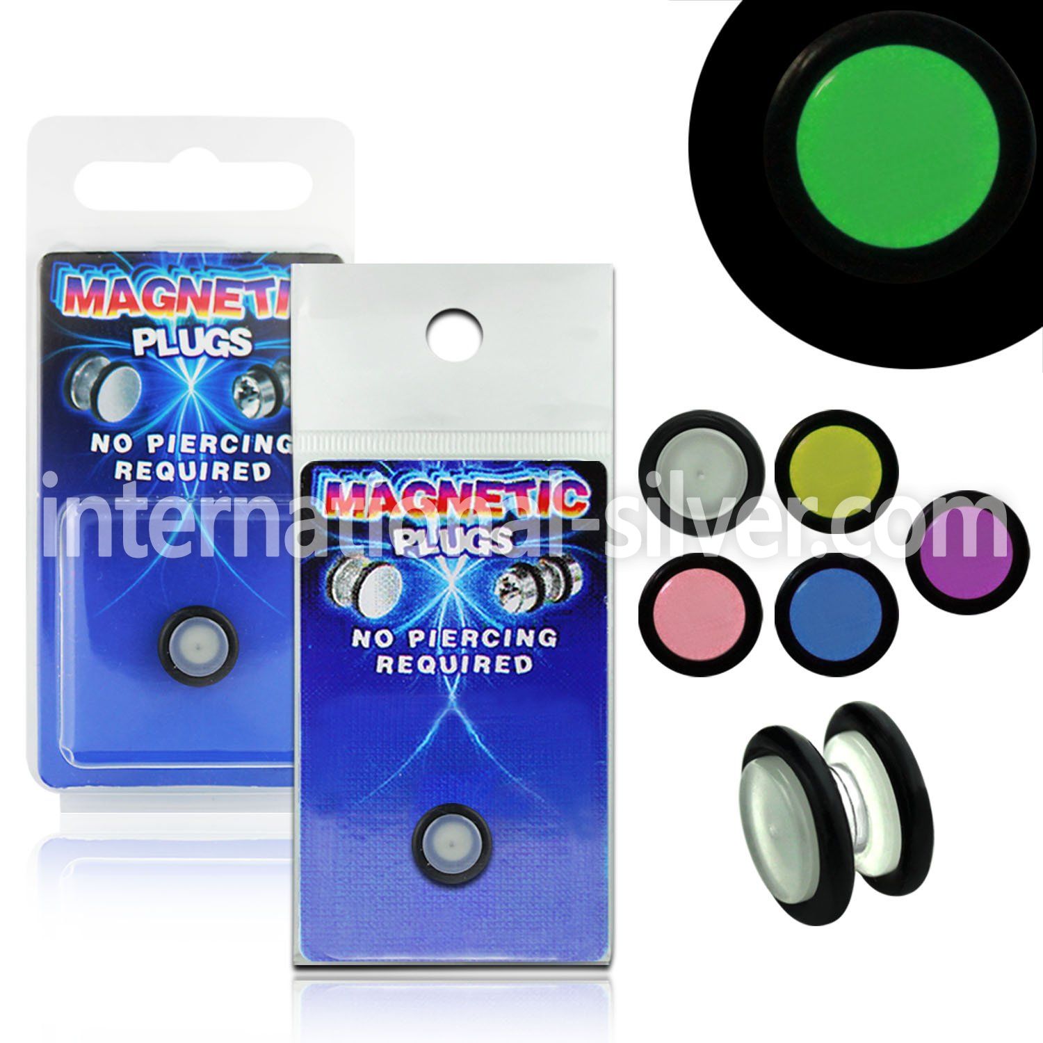 pkmp98 cheaters  illusion plugs and tapers acrylic body jewelry belly button