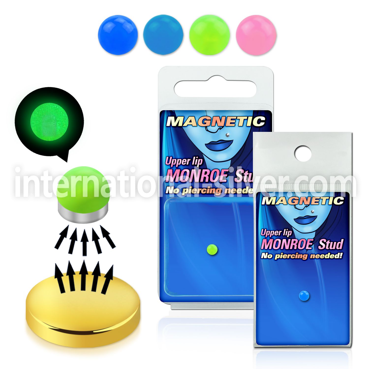 pkmr3 fake illusion body jewelry acrylic body jewelry belly button