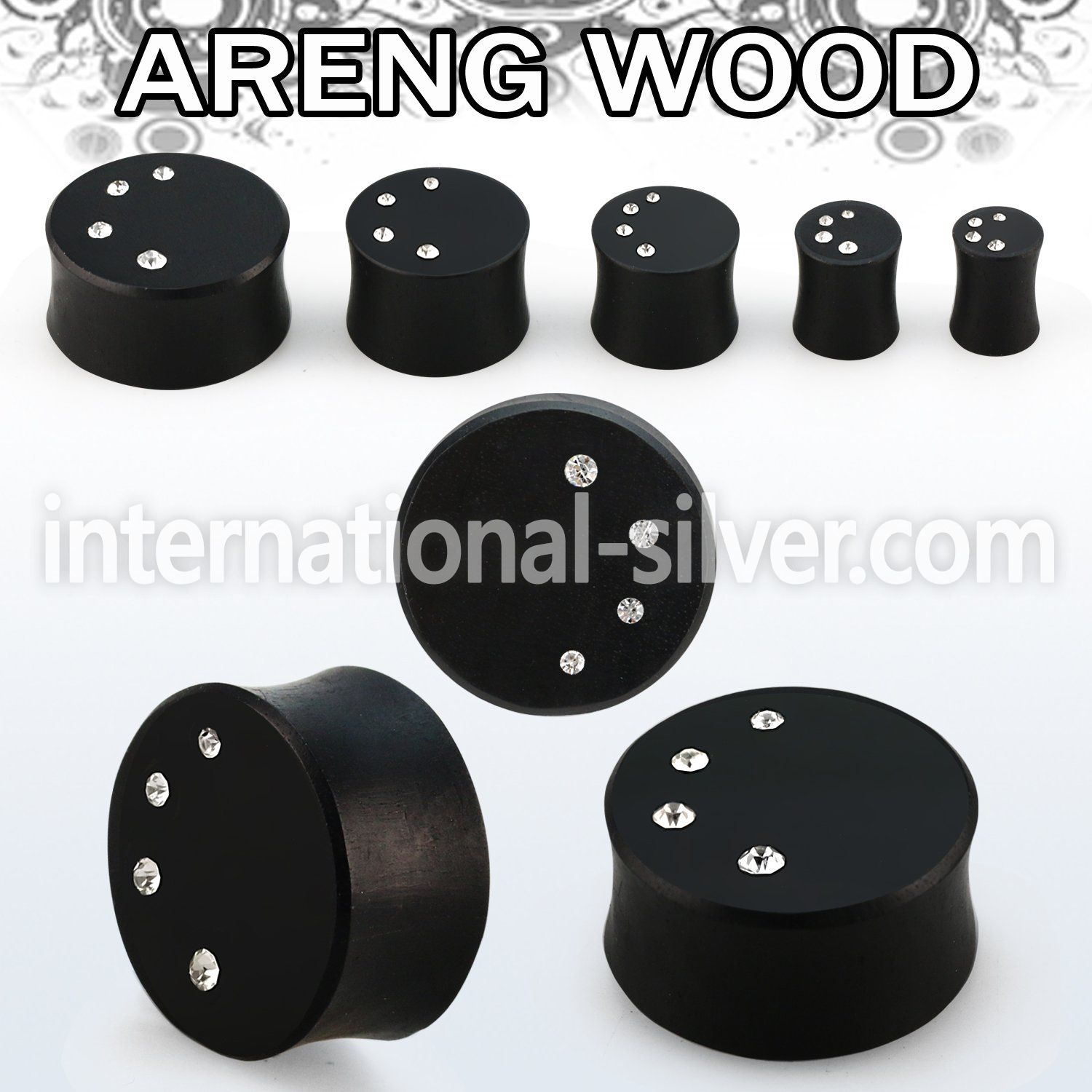 pwkkca plugs gauges organic body jewelry ear lobe