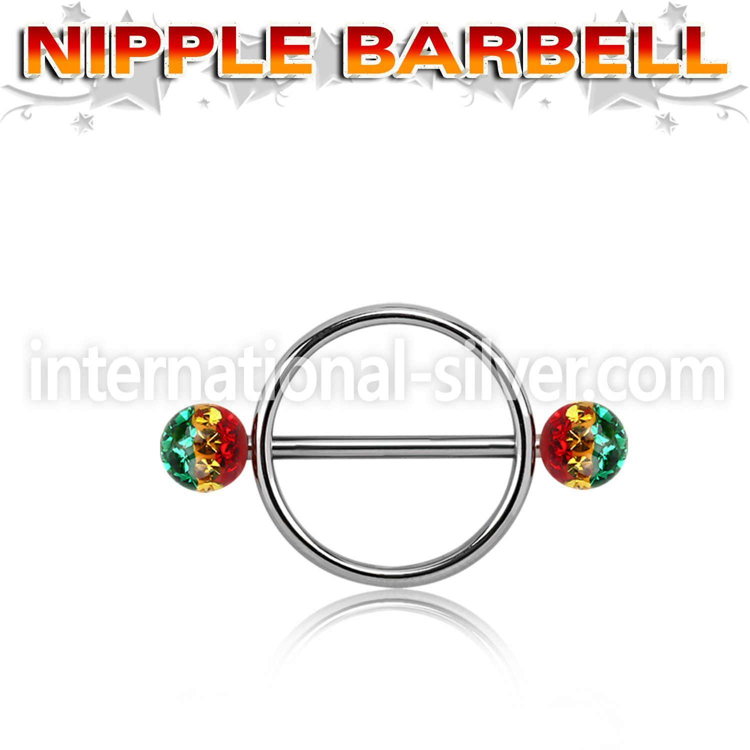 rfrnpe5 straight barbells surgical steel 316l nipple