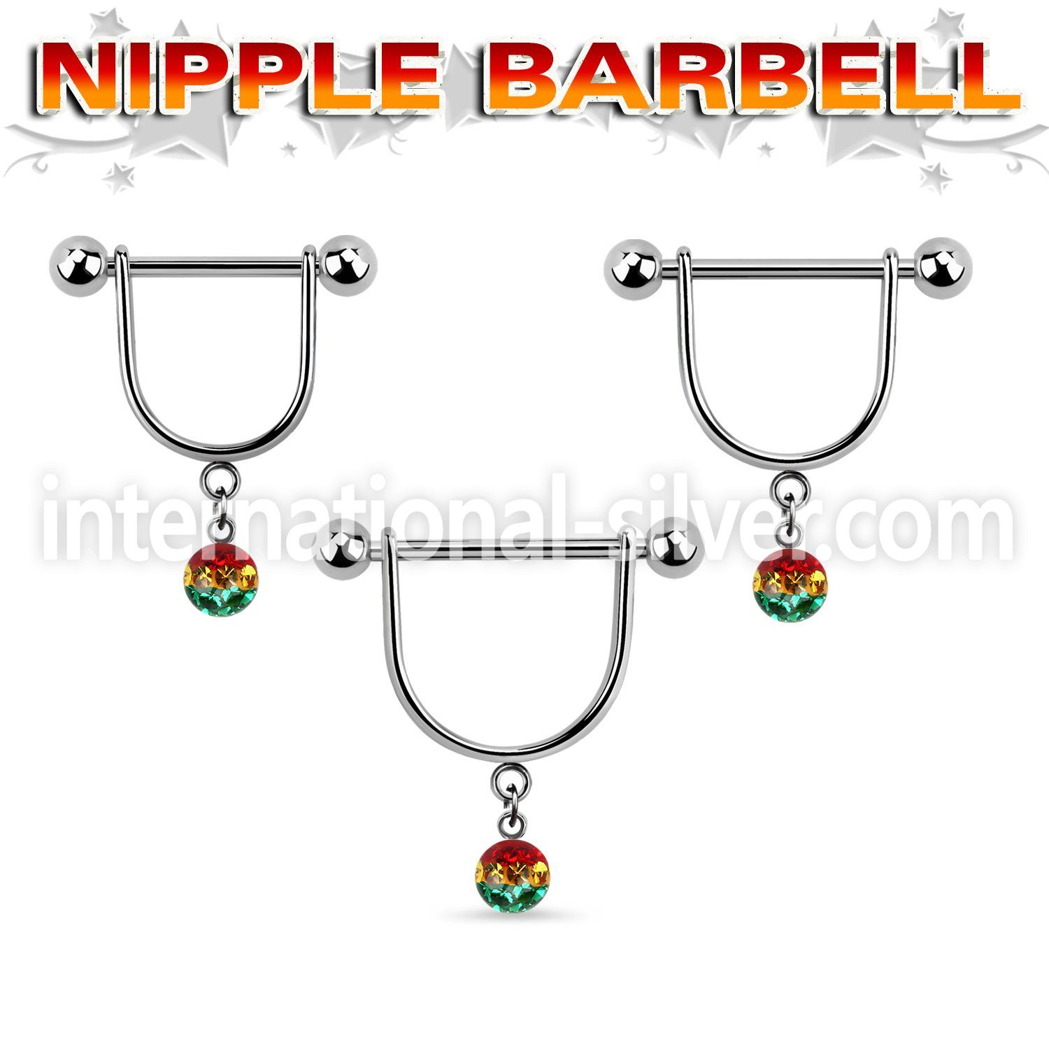 rfrsnp6 straight barbells surgical steel 316l nipple