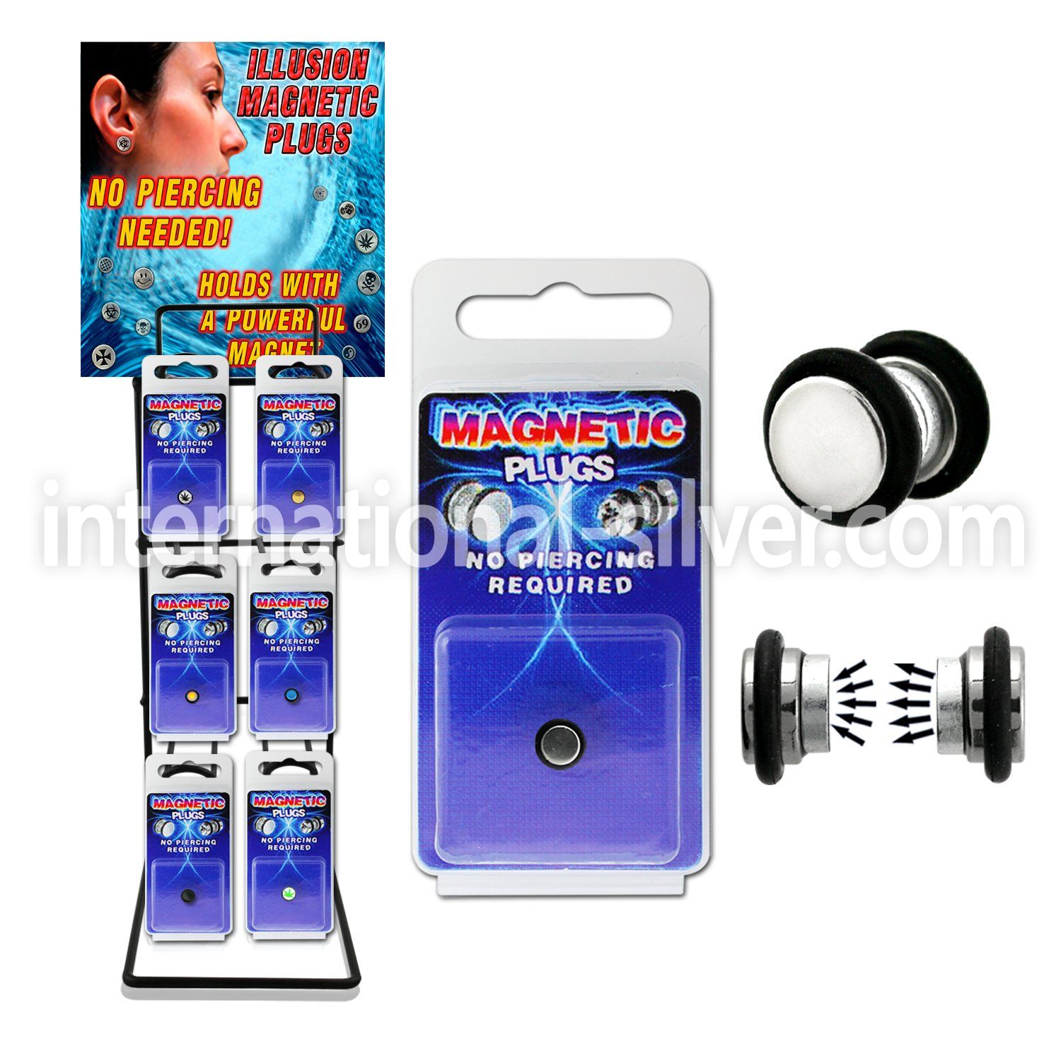 rkmmp cheaters  illusion plugs and tapers surgical steel 316l belly button