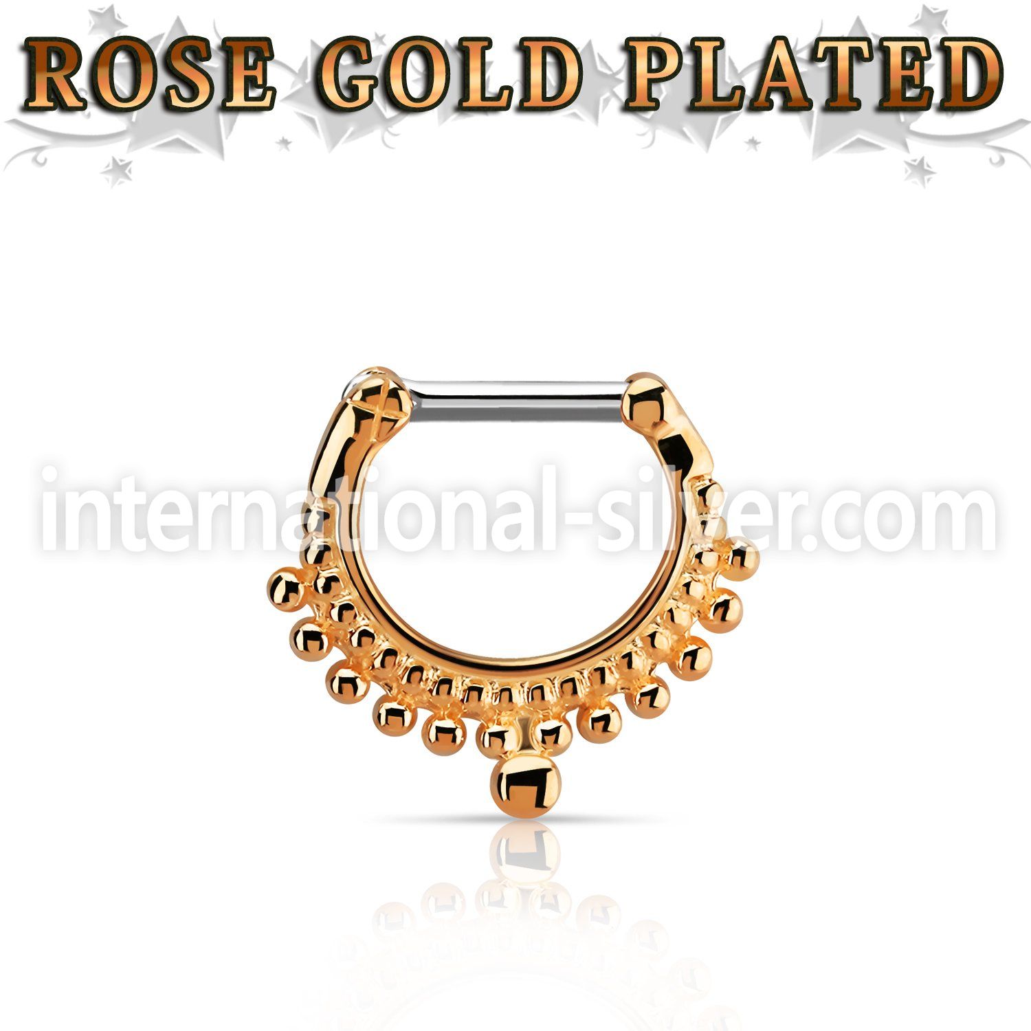 rsepm14 straight barbells silver 925 septum