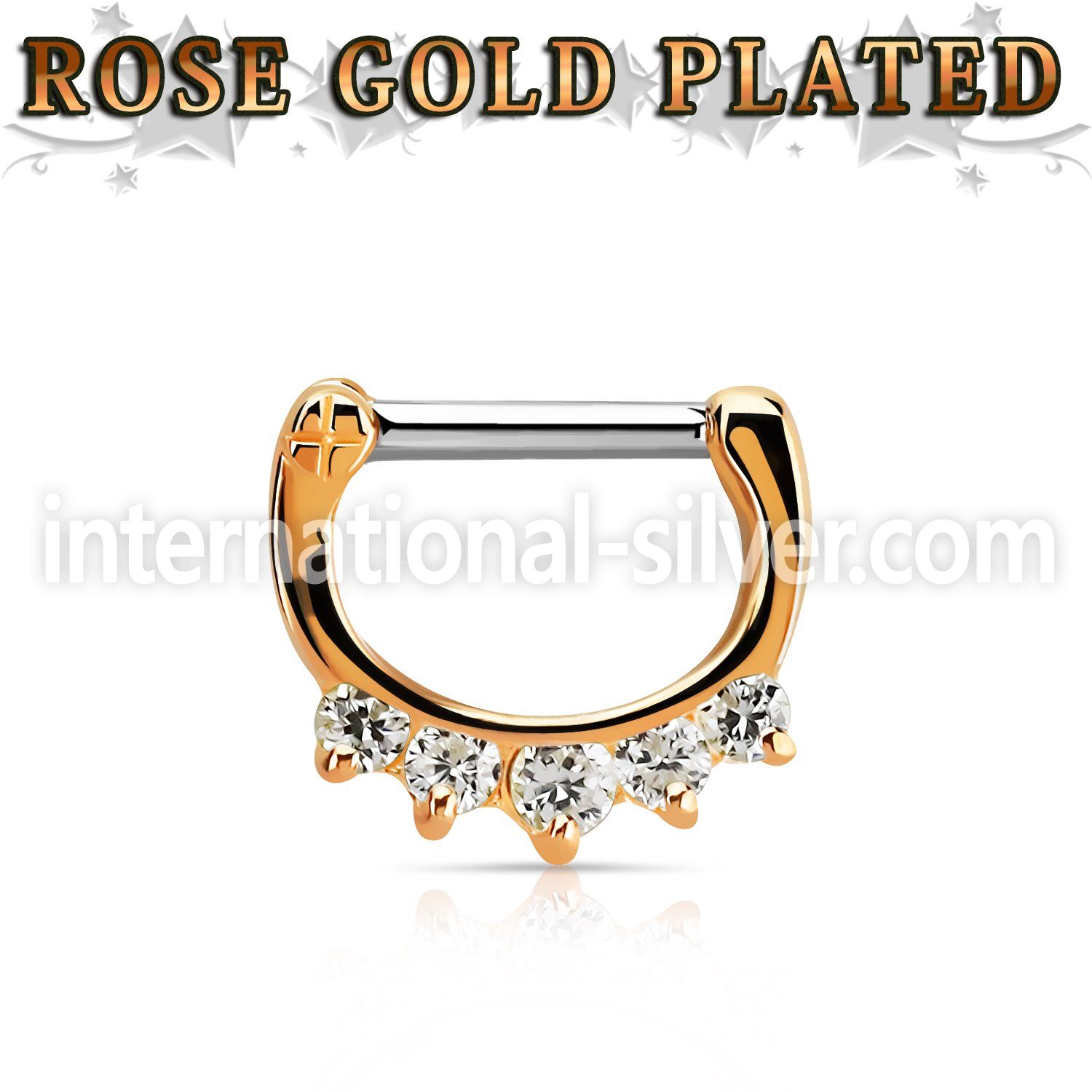 rsepq14 straight barbells silver 925 septum