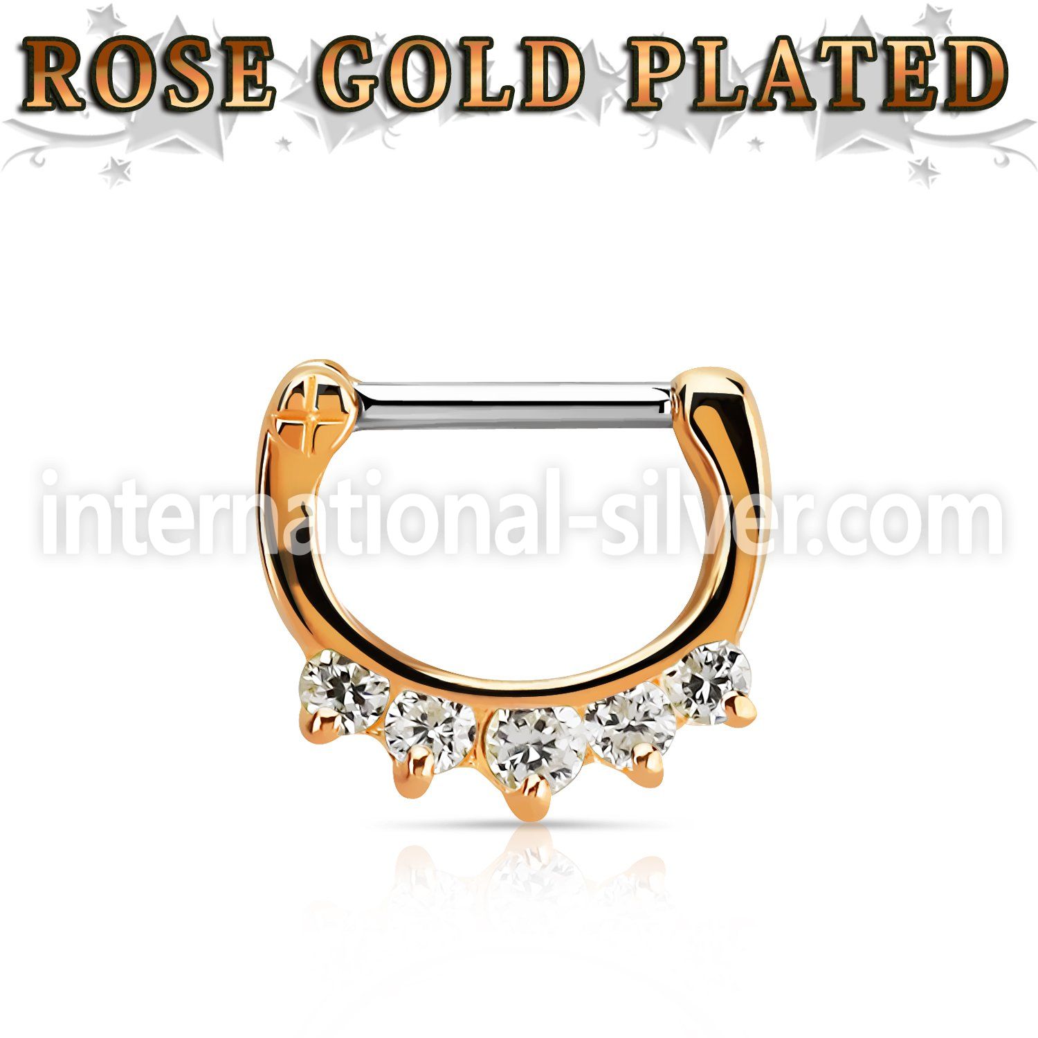 rsepq16 straight barbells silver 925 septum