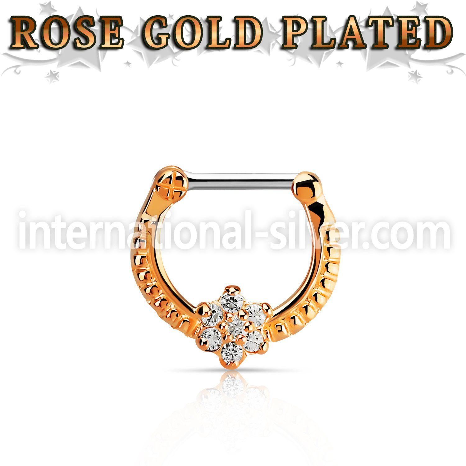 rsepr16 straight barbells silver 925 septum