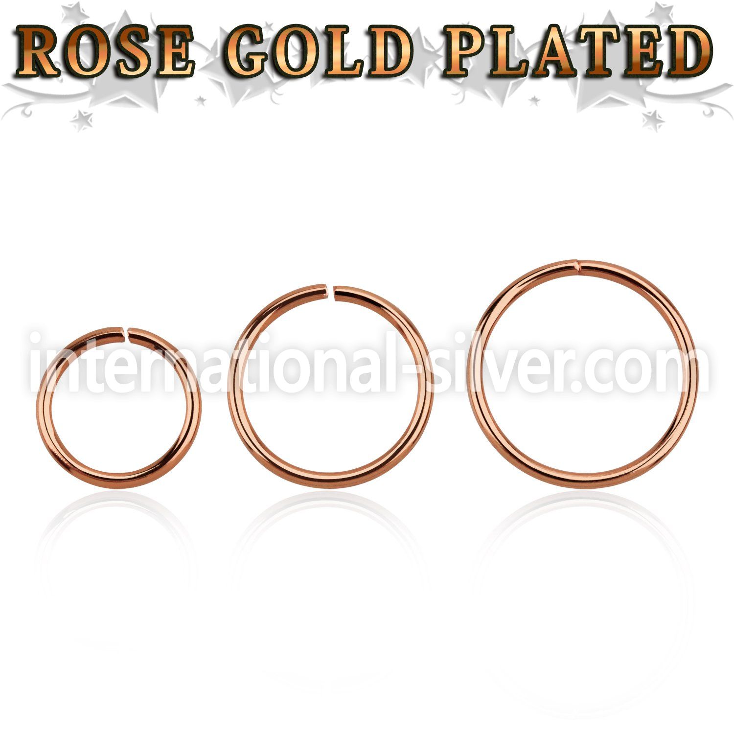 rssel20 seamless segment rings silver 925 eyebrow