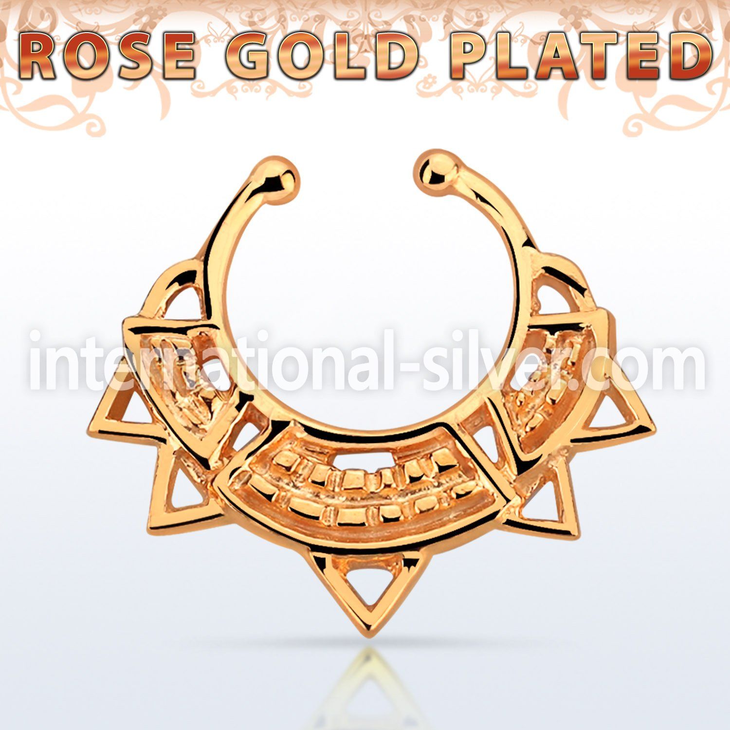 rssepd10 fake illusion body jewelry silver 925 septum