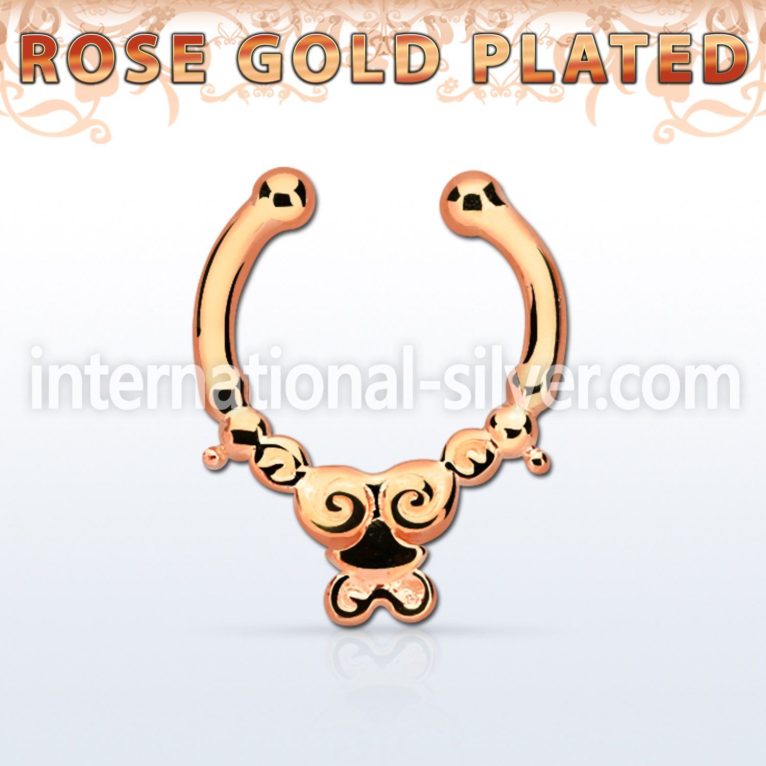 rssepd2 fake illusion body jewelry silver 925 septum