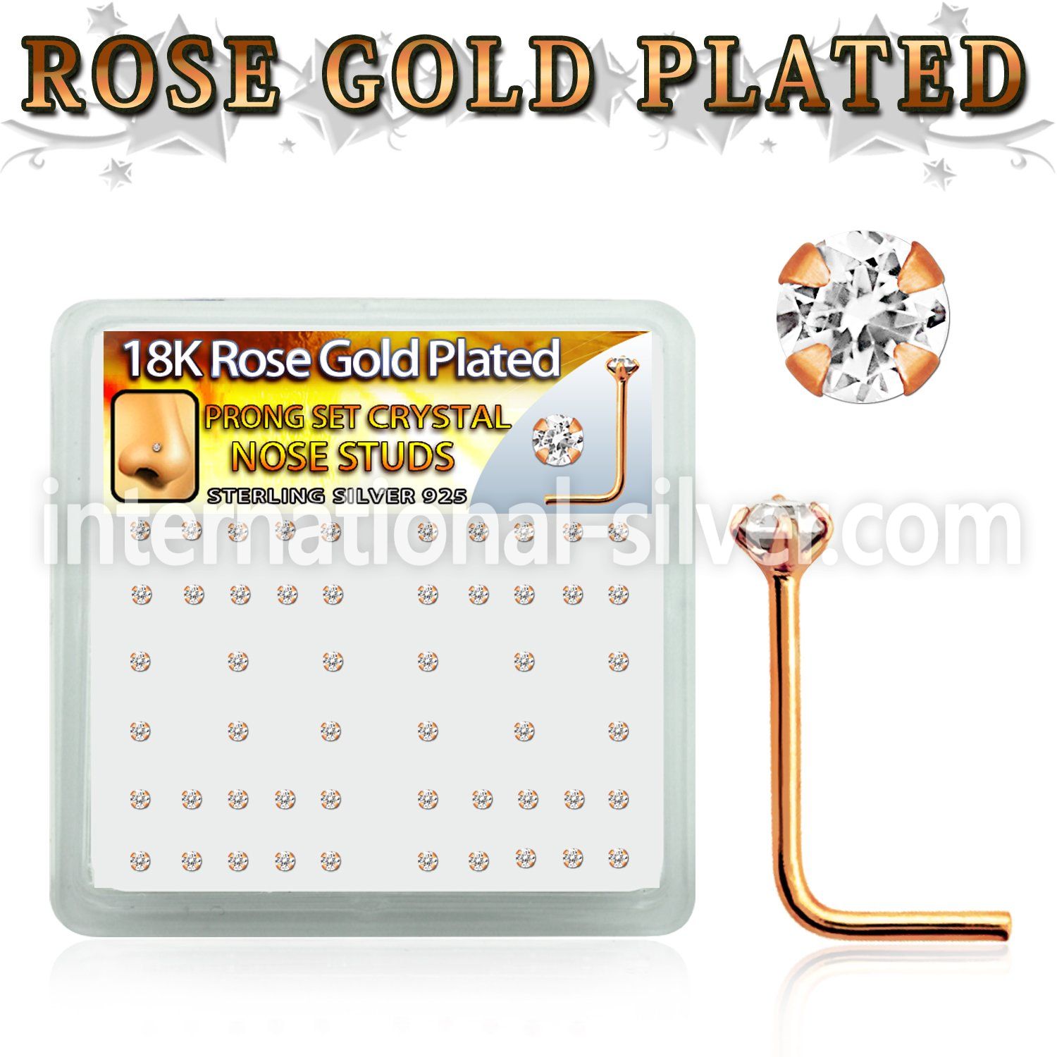 rssp14xc l shape nose studs silver 925 nose