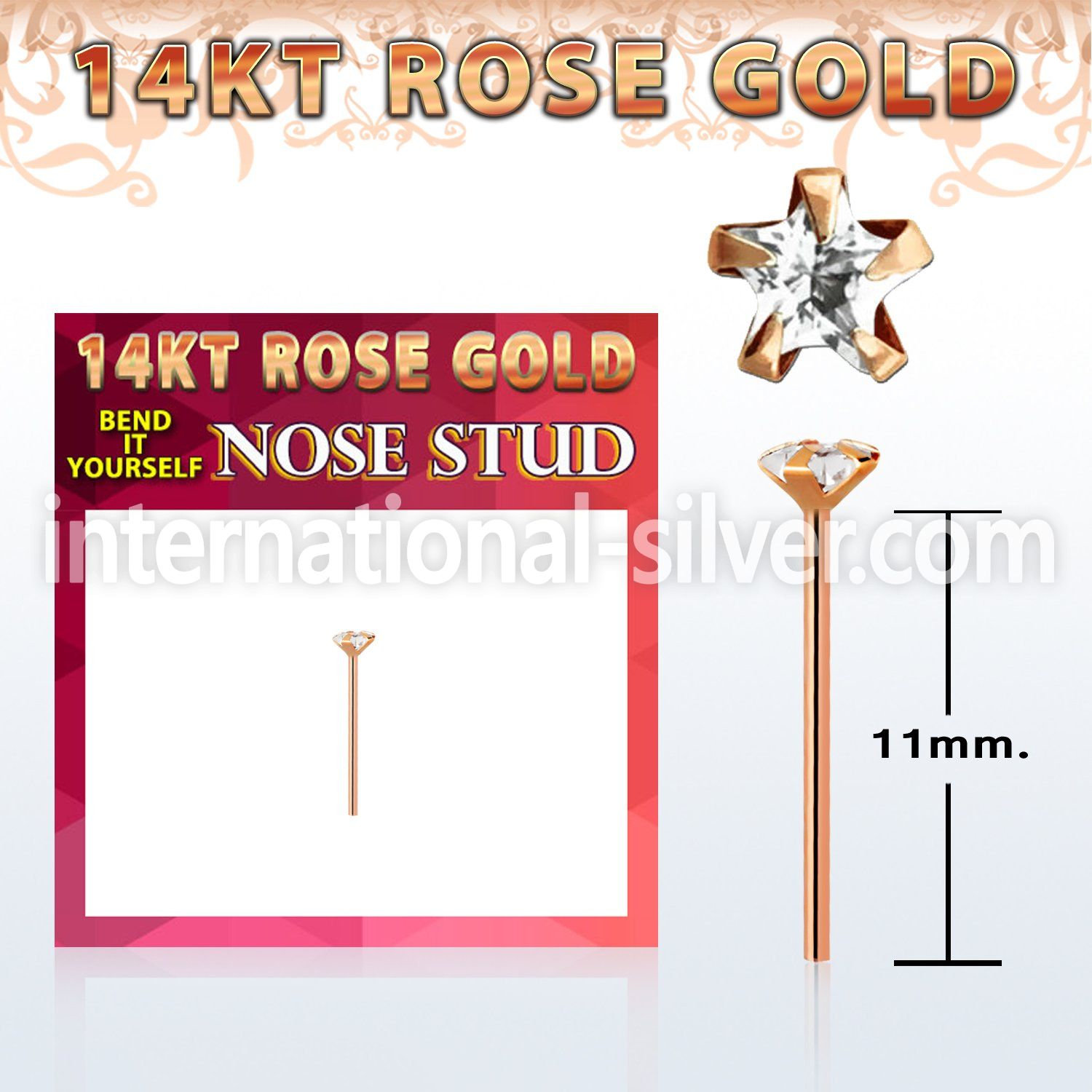 ryzsc1 bend it to fit nose studs gold nose