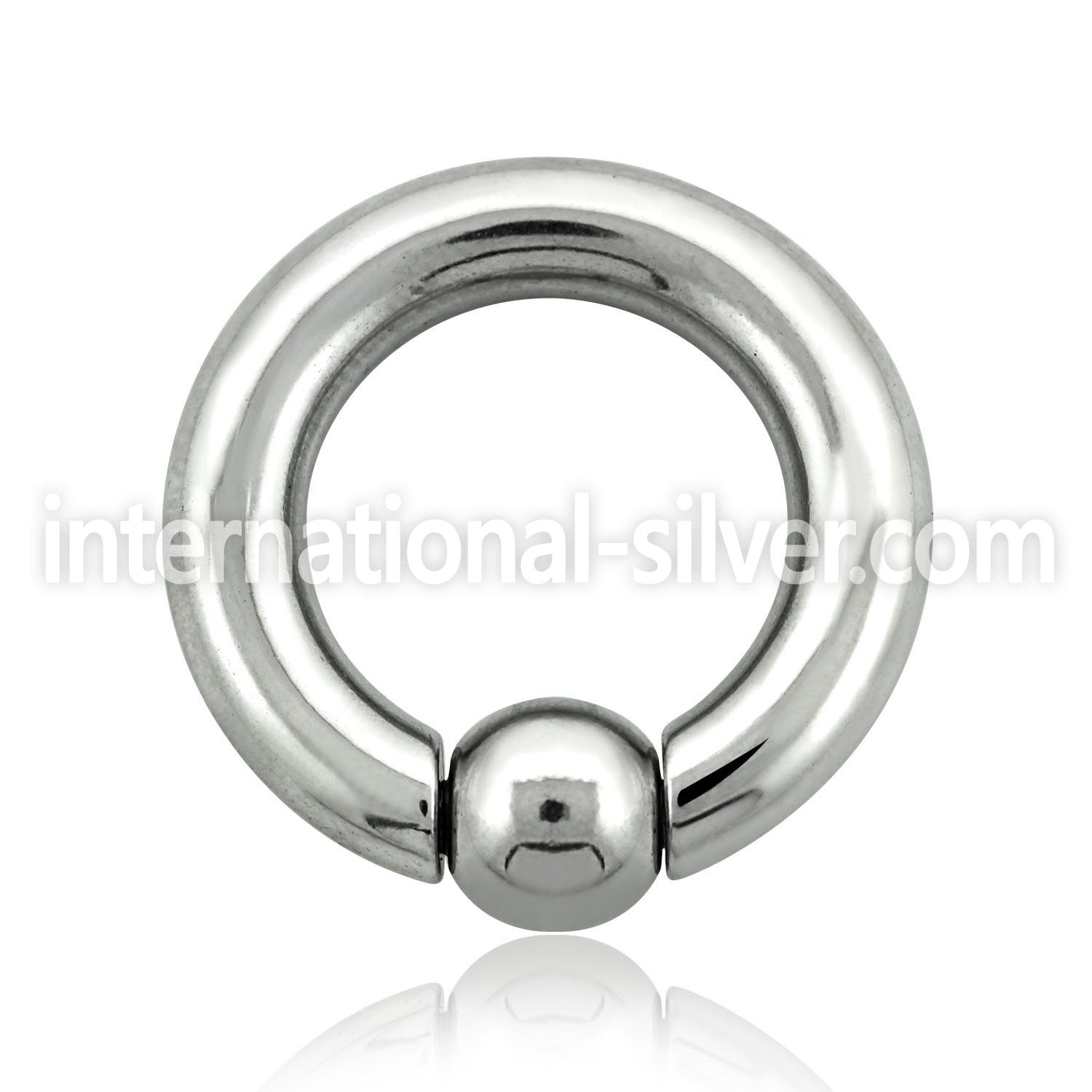 sbcr4 hoops captive rings surgical steel 316l ear lobe