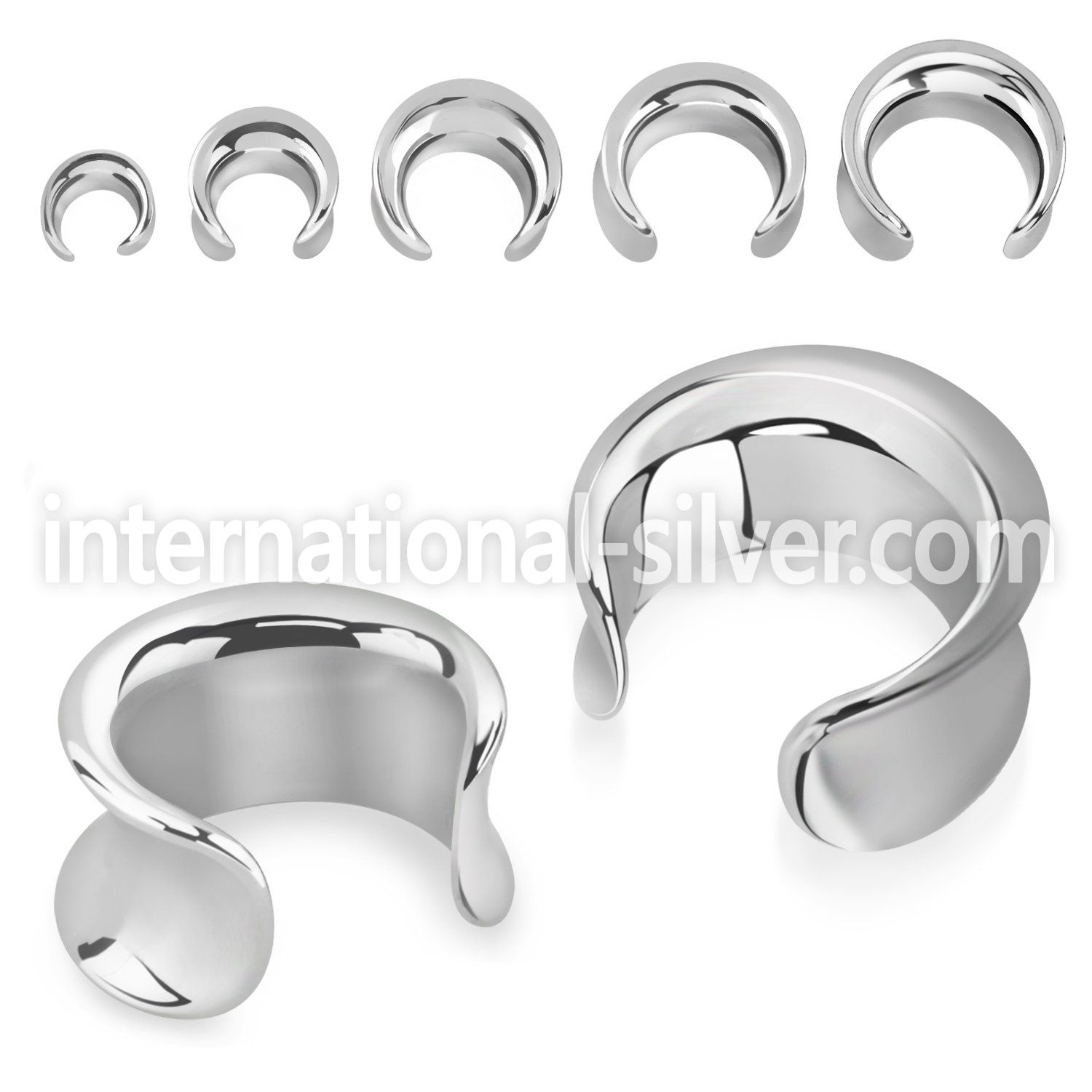 sdp mirror polished surgical steel saddle ear plug