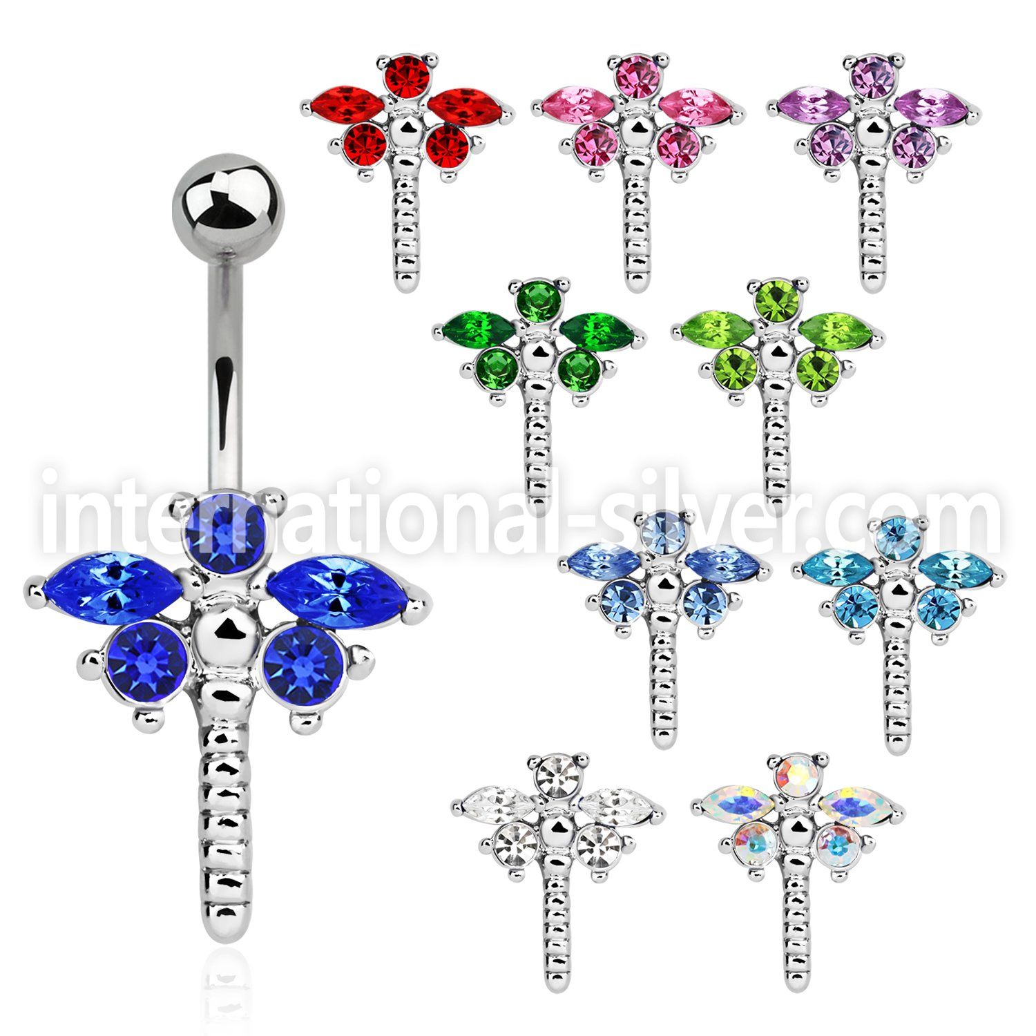 se008 belly rings surgical steel 316l belly button