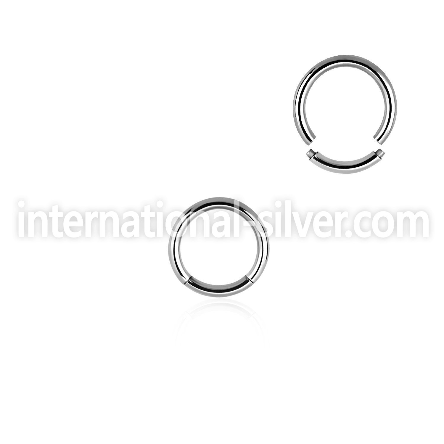 seg18 seamless segment rings surgical steel 316l nose